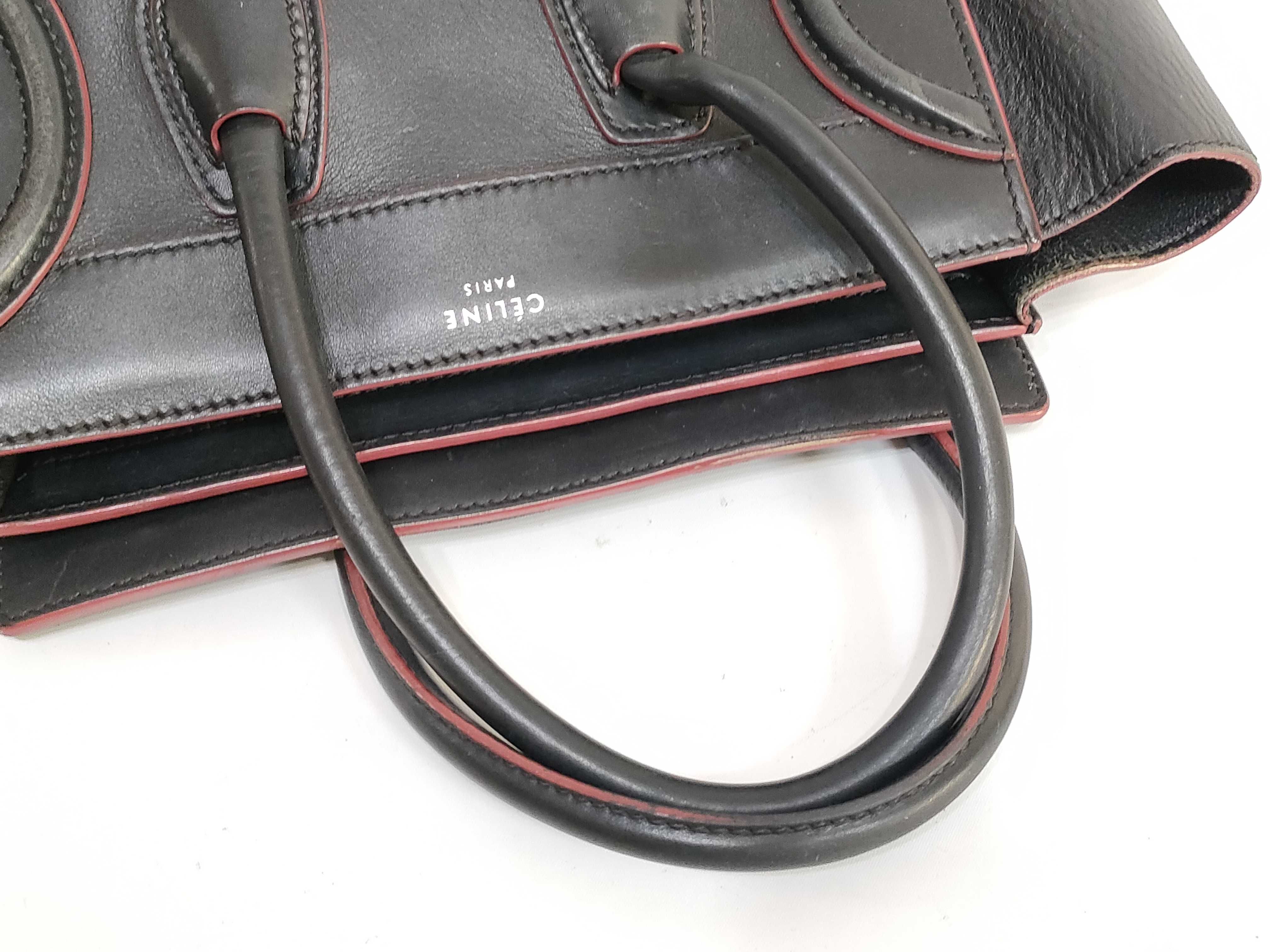 Luggage Micro Shopper Black Handbag — view 3