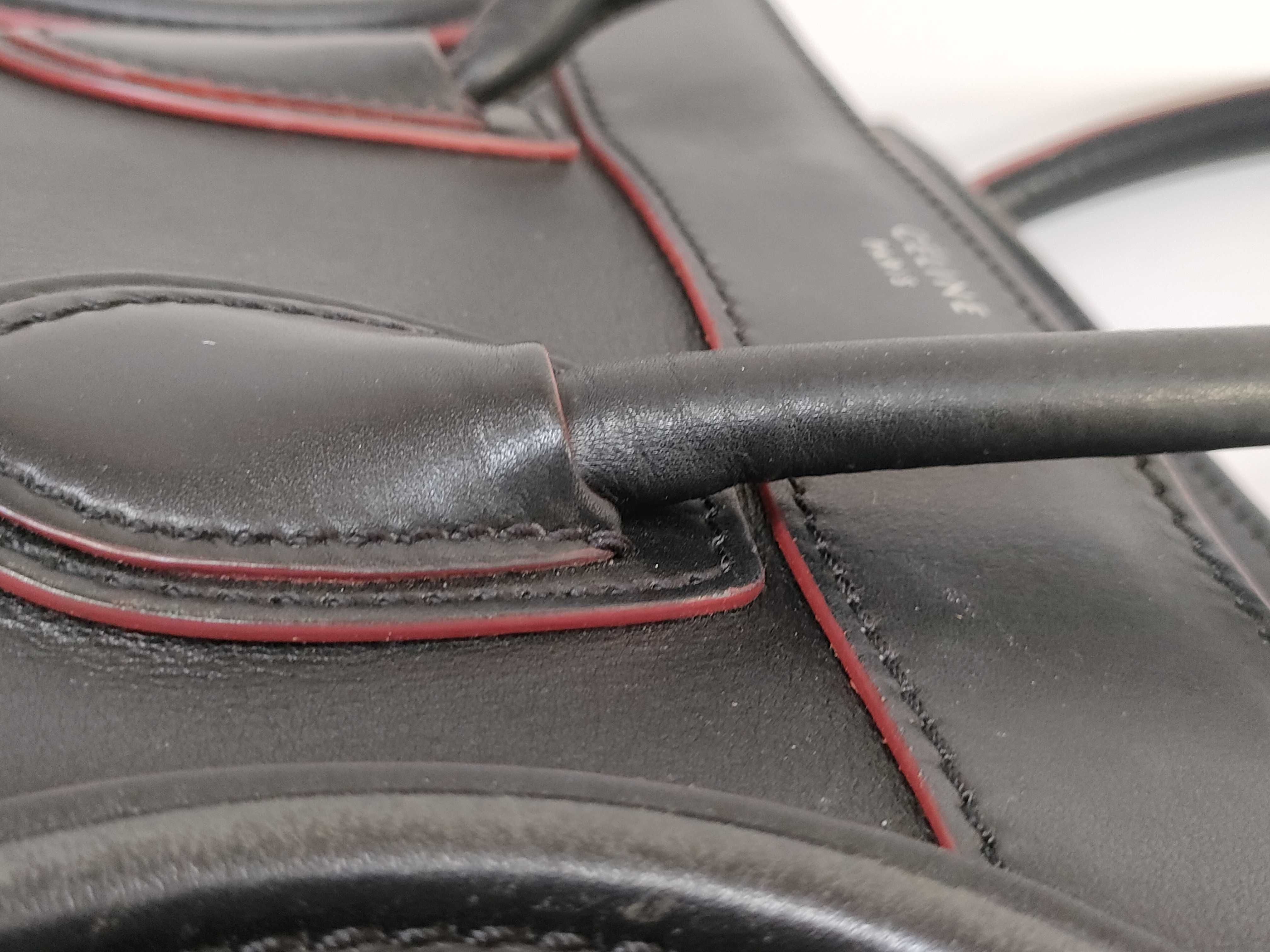 Luggage Micro Shopper Black Handbag — view 5