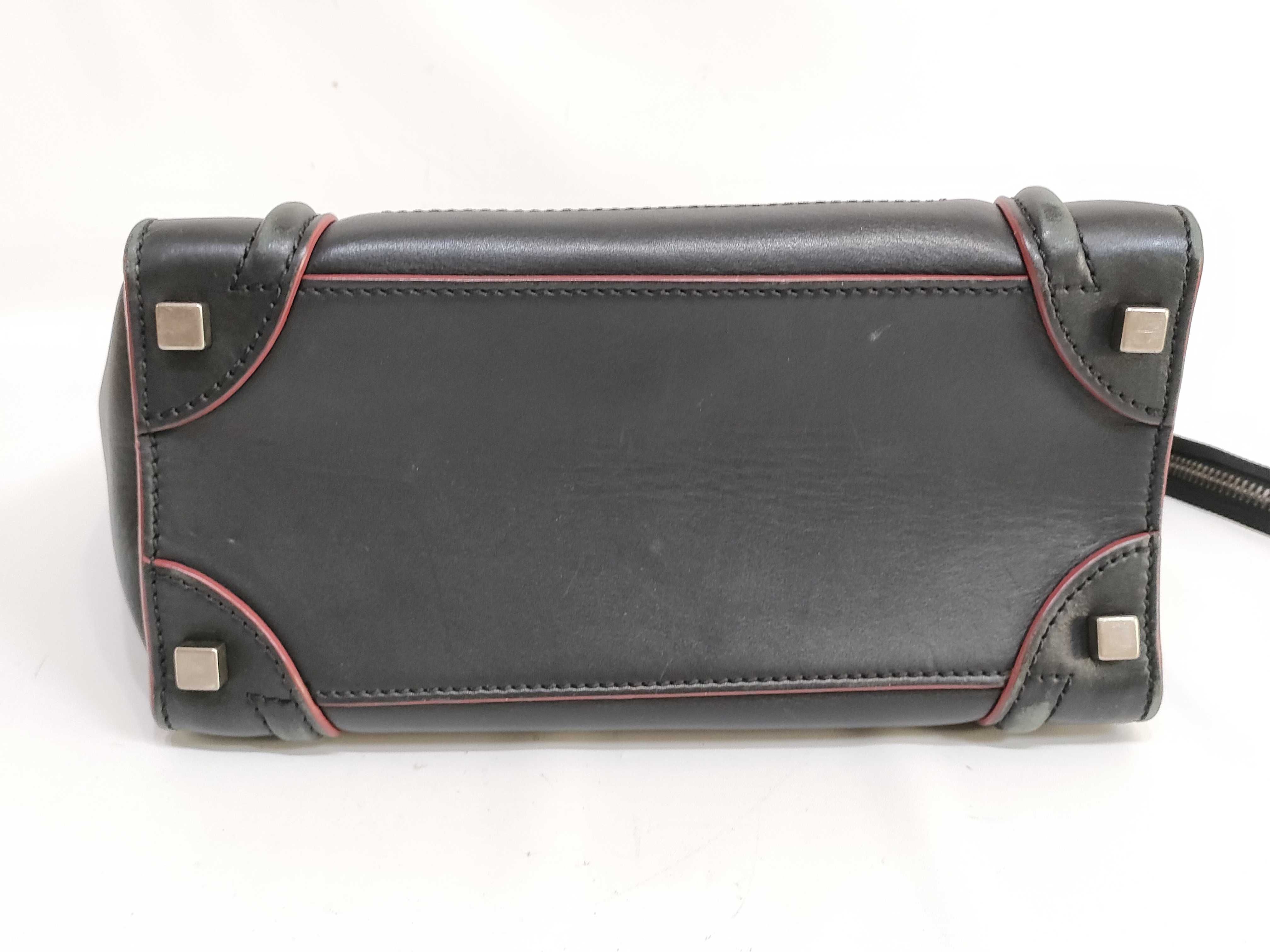 Luggage Micro Shopper Black Handbag — view 8