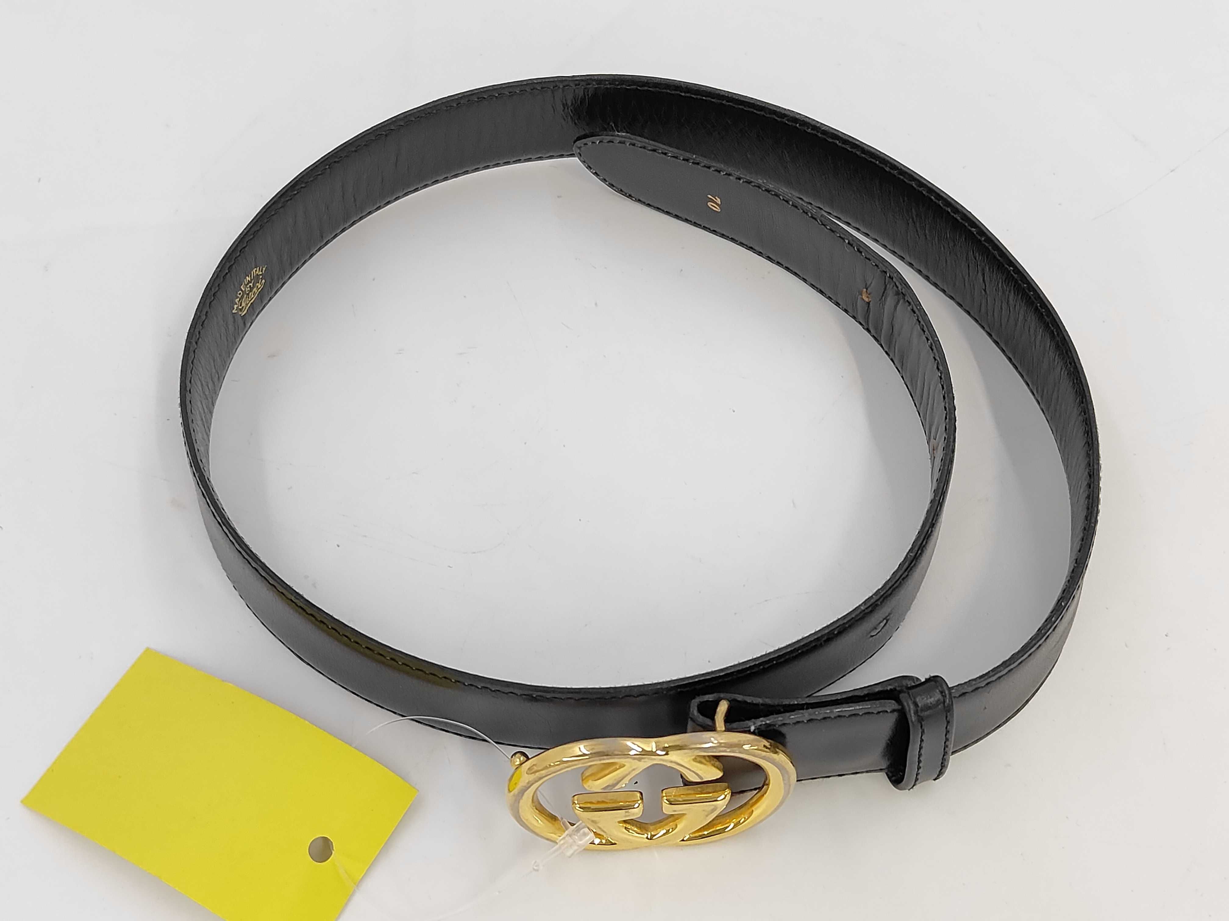 GG logo belt / leather belt / 70 belt — view 3