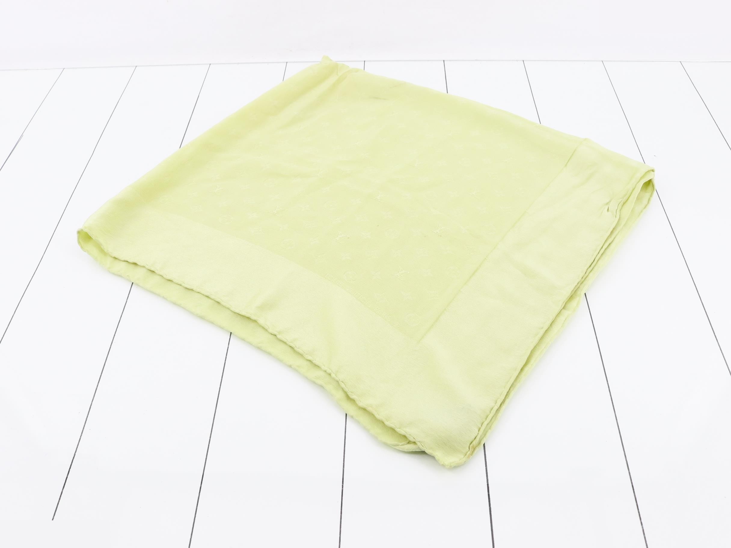 Monogram Stole, Yellow