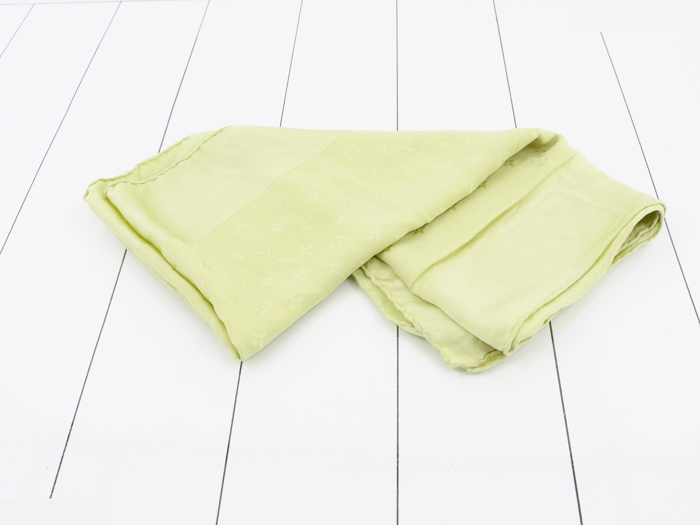 Monogram Stole, Yellow — view 2