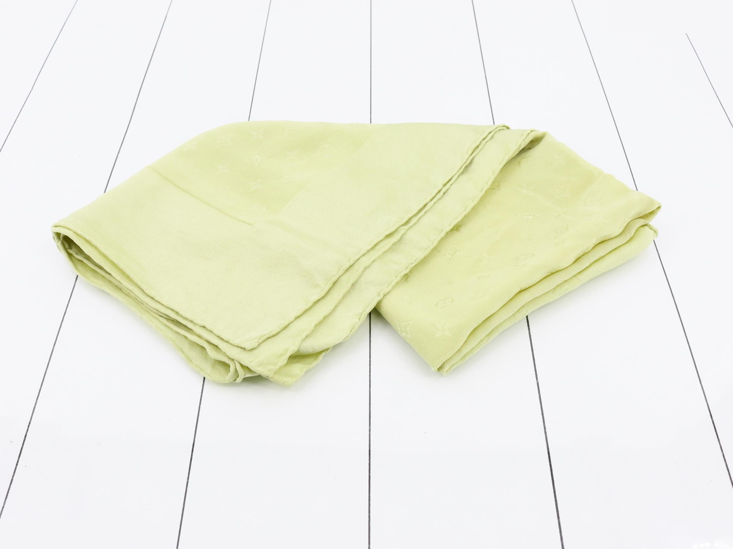 Monogram Stole, Yellow — view 3