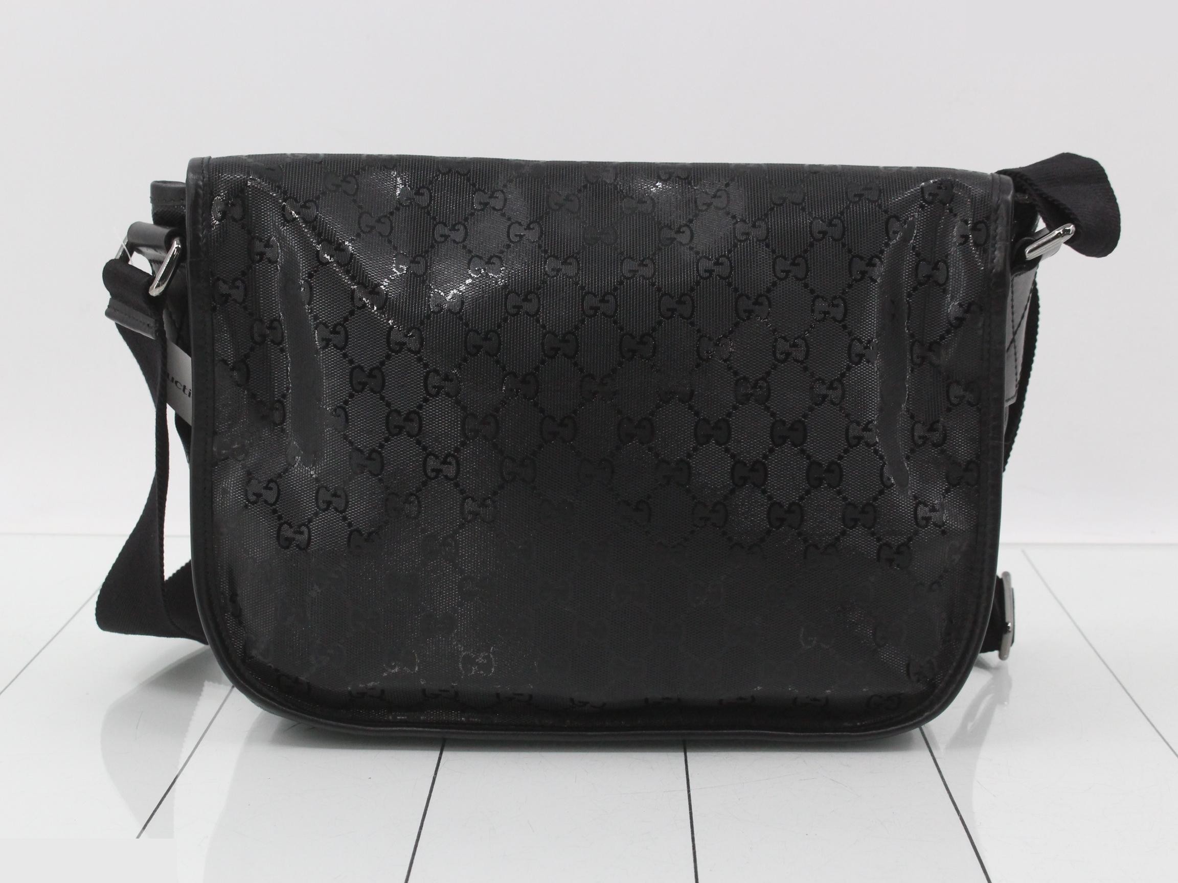 GG Imprime Shoulder Bag, Black — view 2