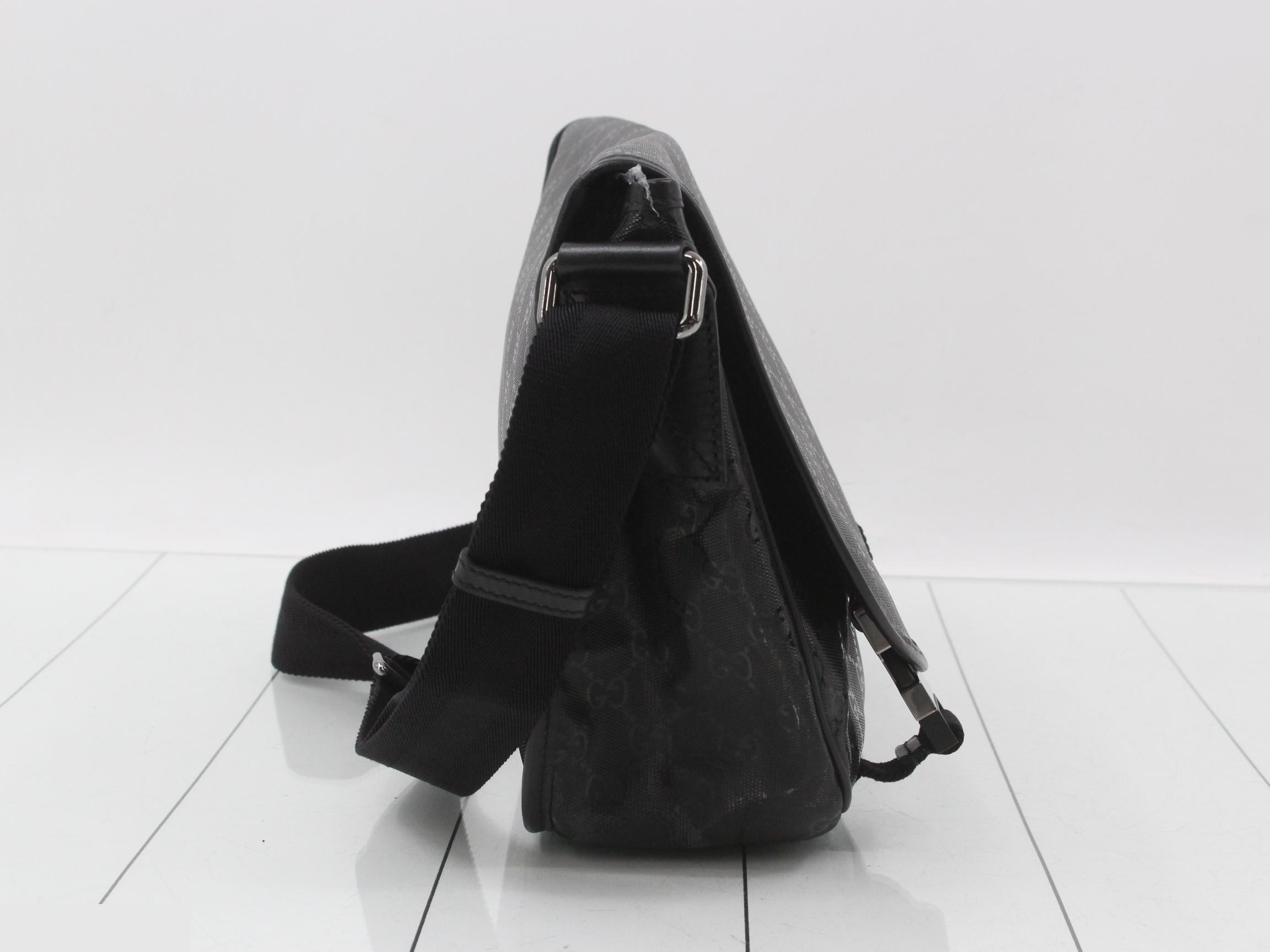 GG Imprime Shoulder Bag, Black — view 4