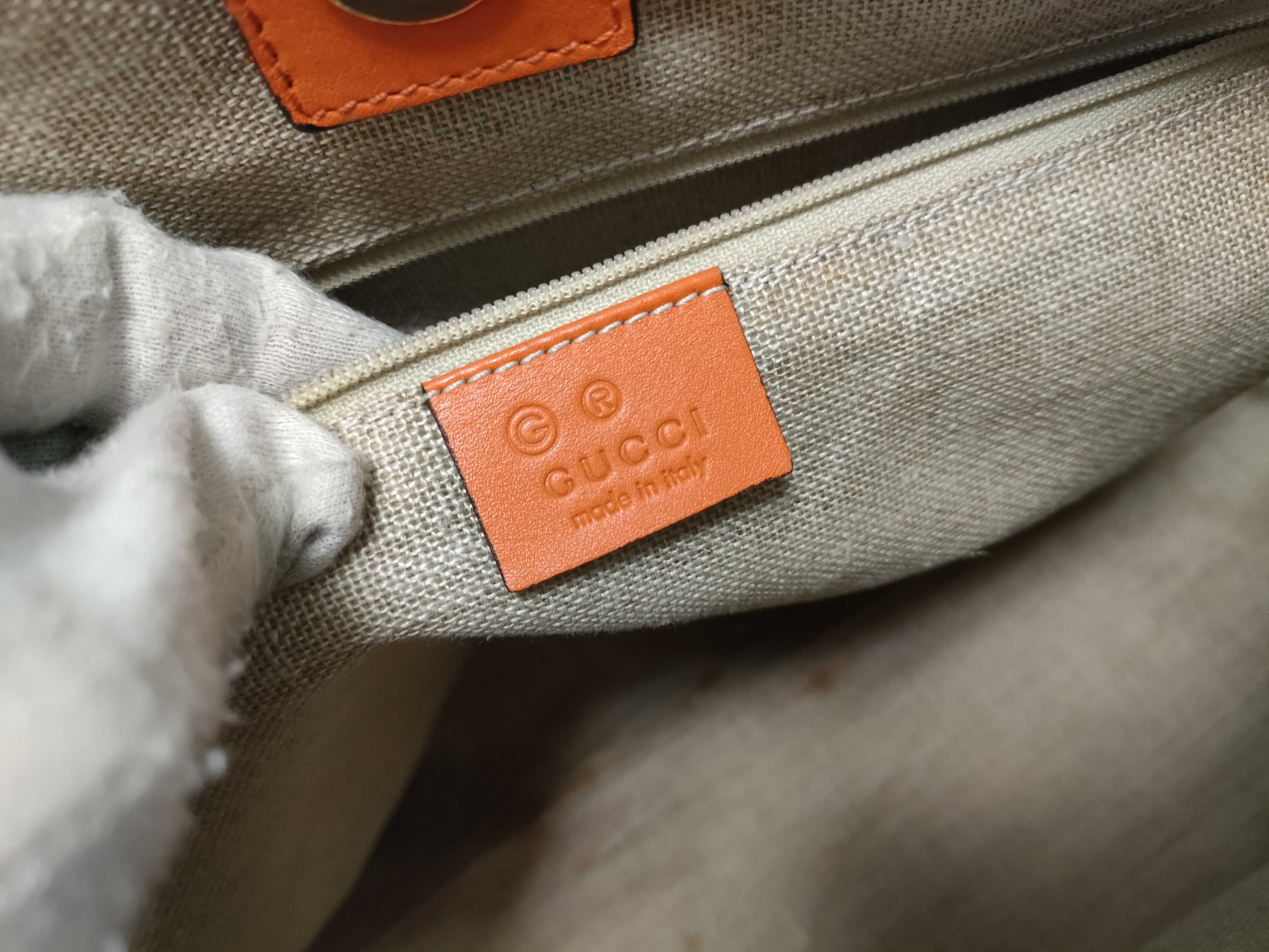 Guccissima Microguccissima Orange Tote Bag — view 9