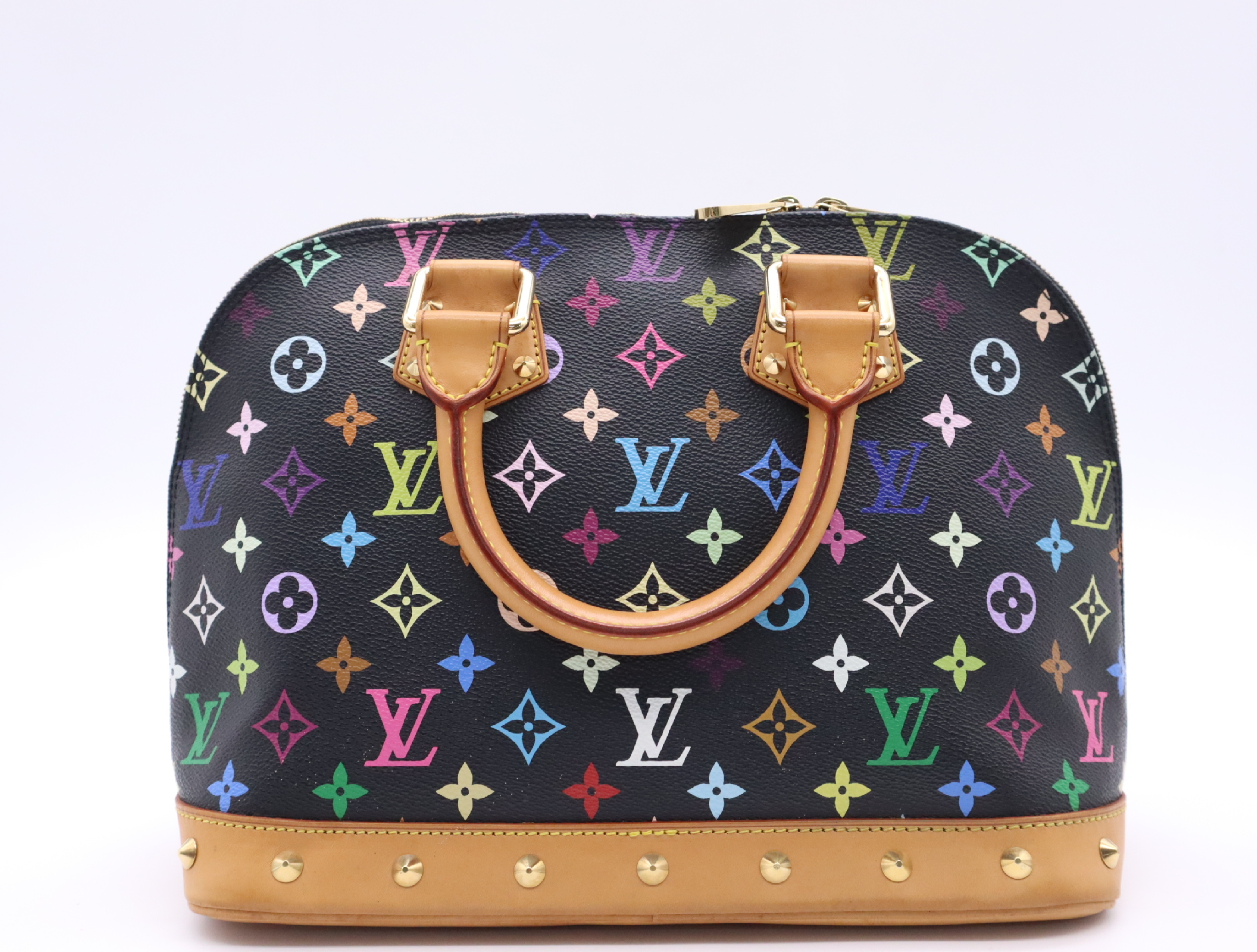 M92646 Multicolor Alma Noir Handbag with Dust Bag — view 2
