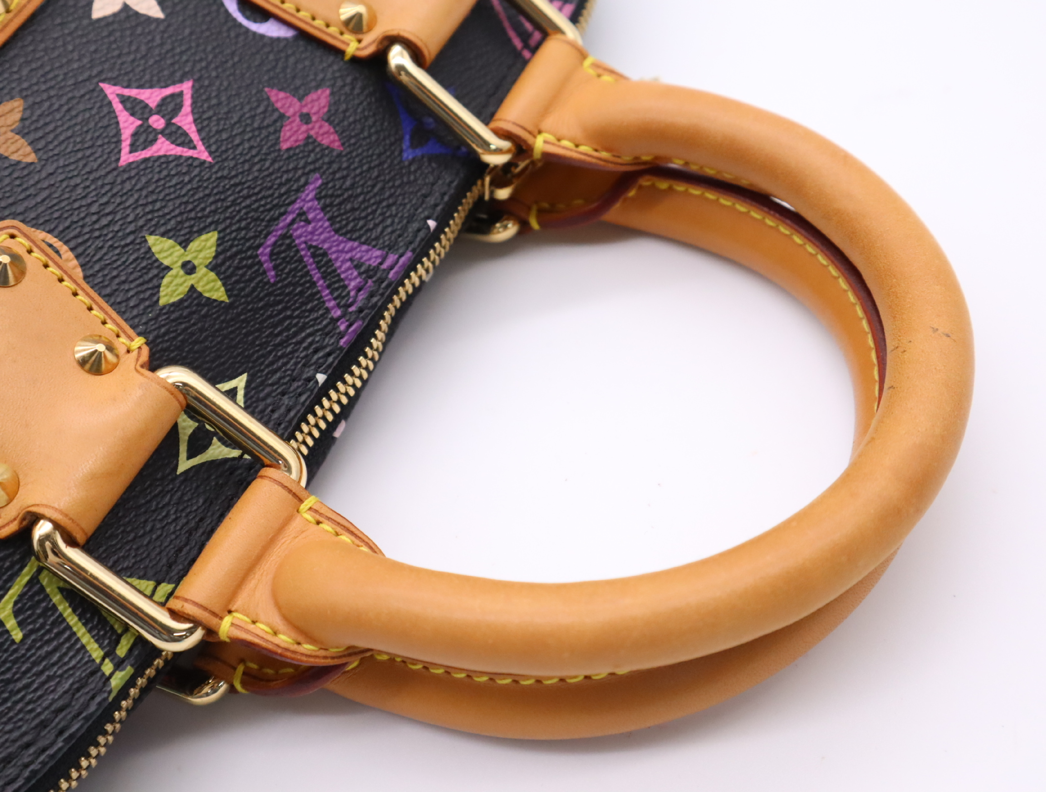 M92646 Multicolor Alma Noir Handbag with Dust Bag — view 12