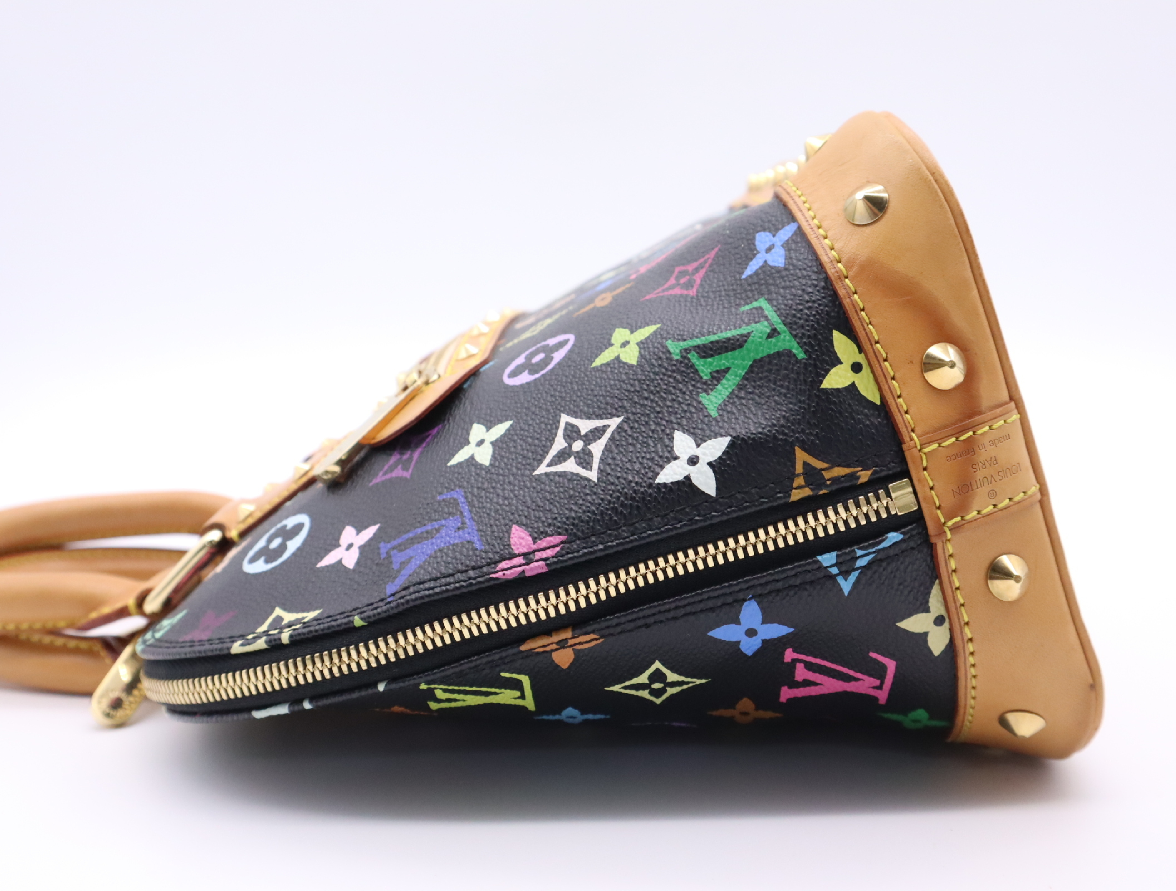 M92646 Multicolor Alma Noir Handbag with Dust Bag — view 3
