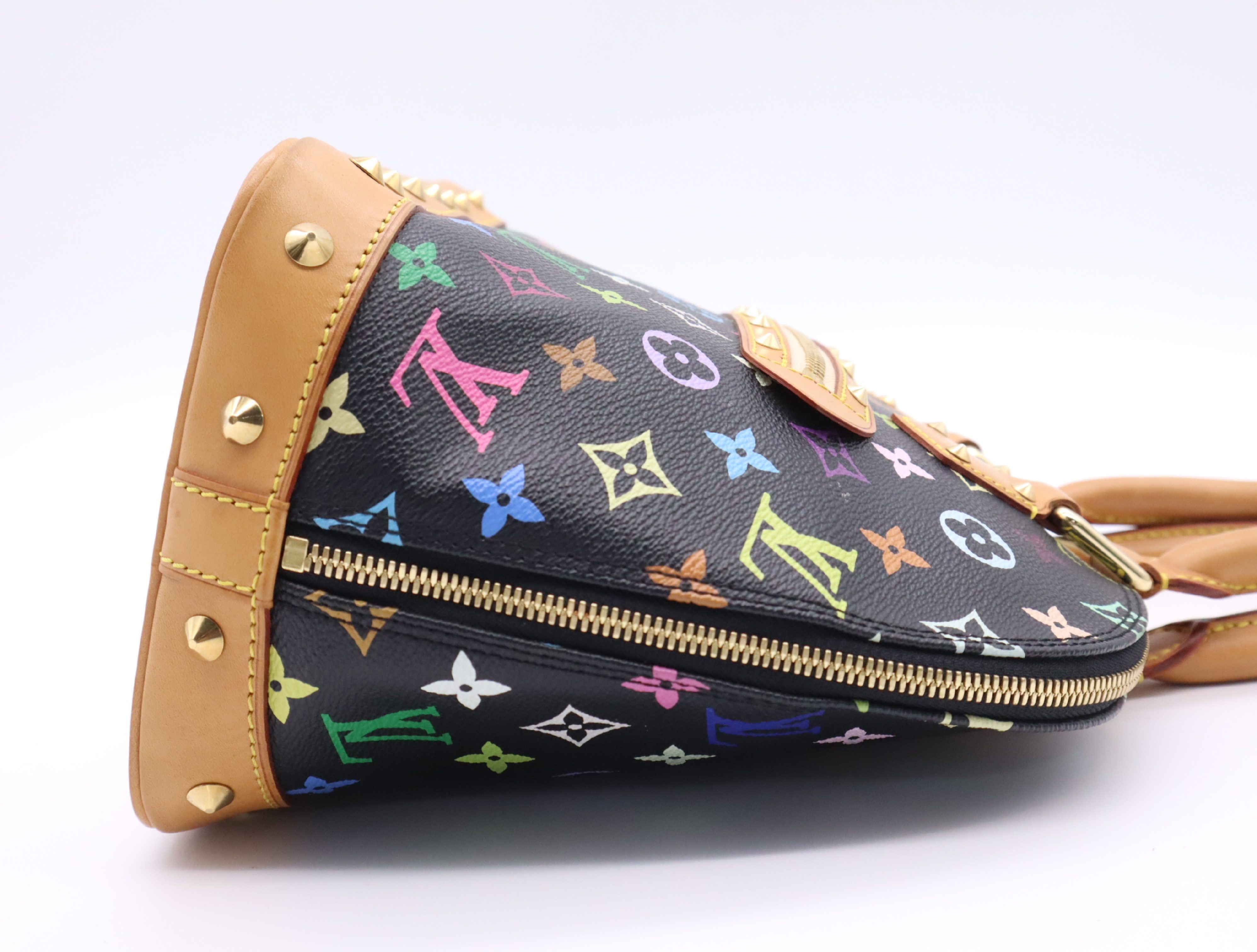 M92646 Multicolor Alma Noir Handbag with Dust Bag — view 5