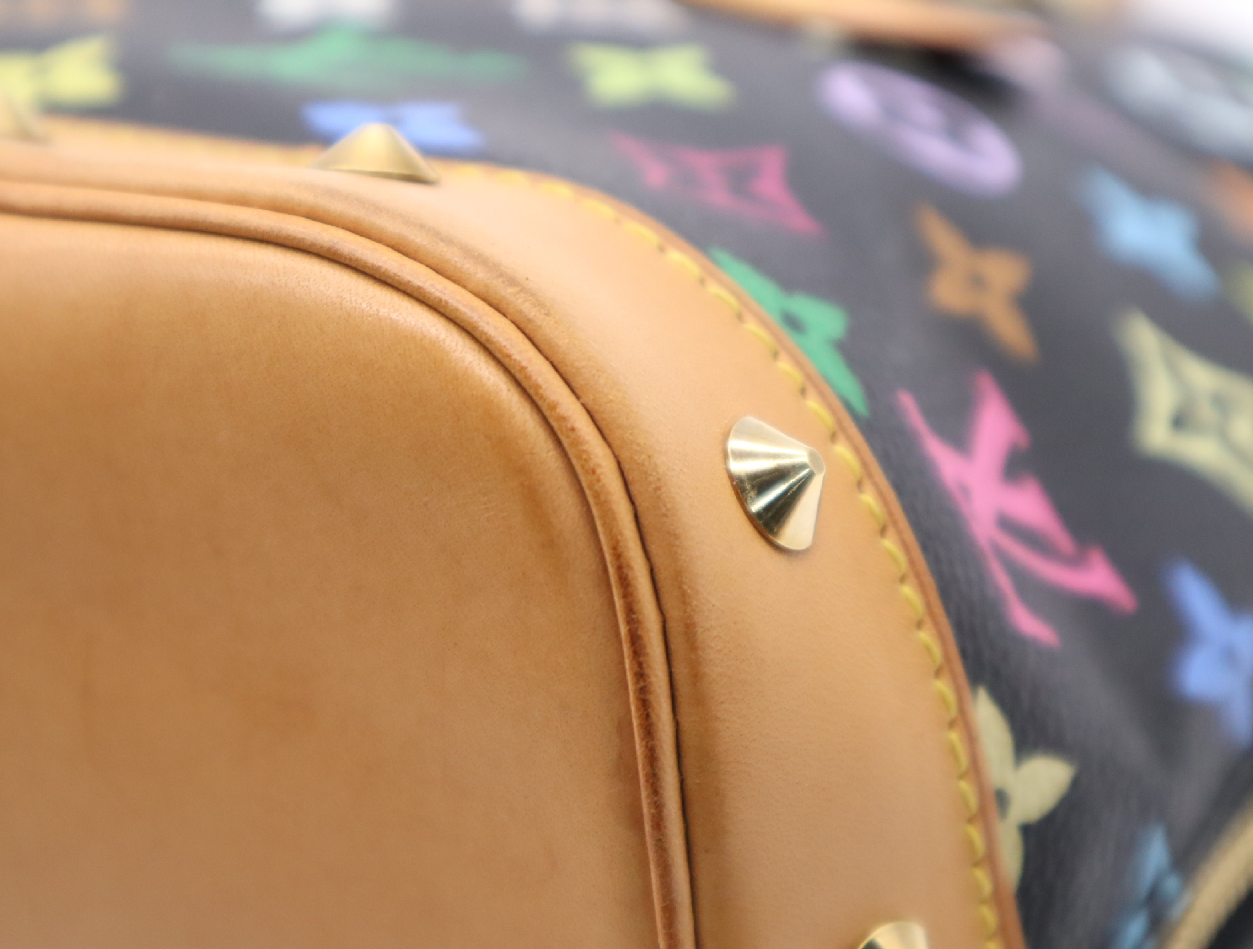 M92646 Multicolor Alma Noir Handbag with Dust Bag — view 7