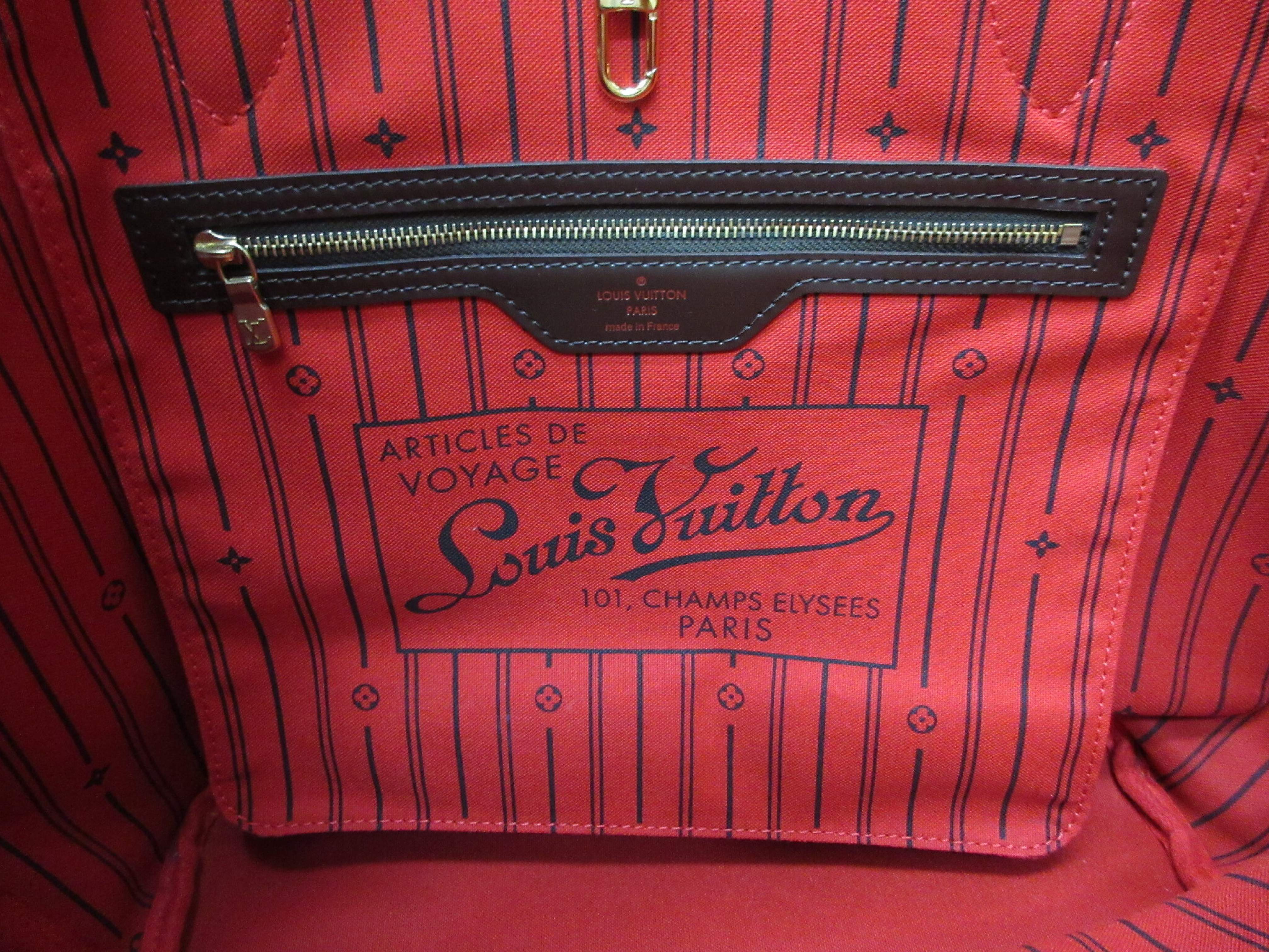 Damier Neverfull MM M51105 Tote Bag Shoulder Bag Handbag VI0089 Tote Bag — view 7