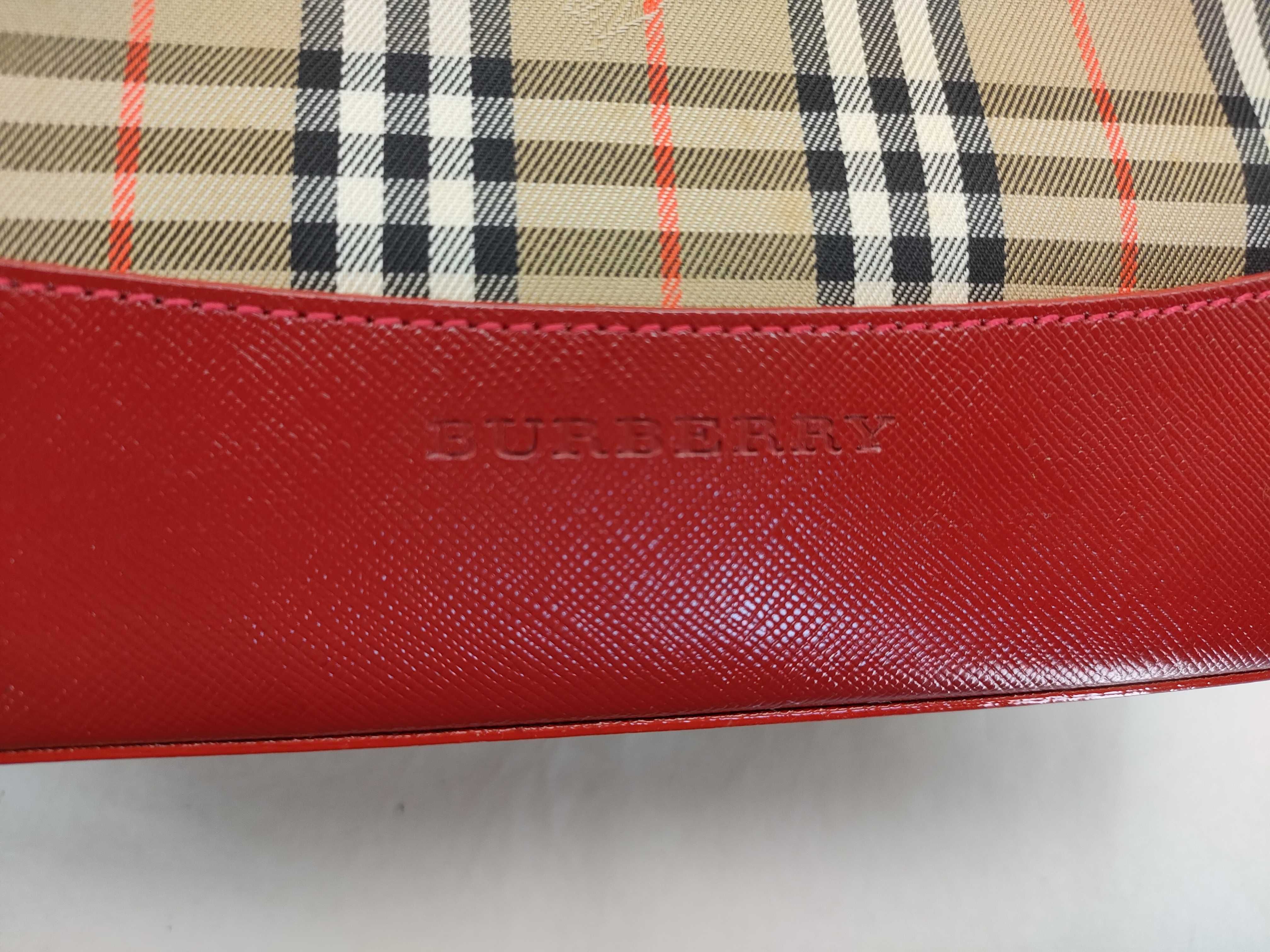 Shadow Horse Nova Check Tote Bag (Red) — view 9