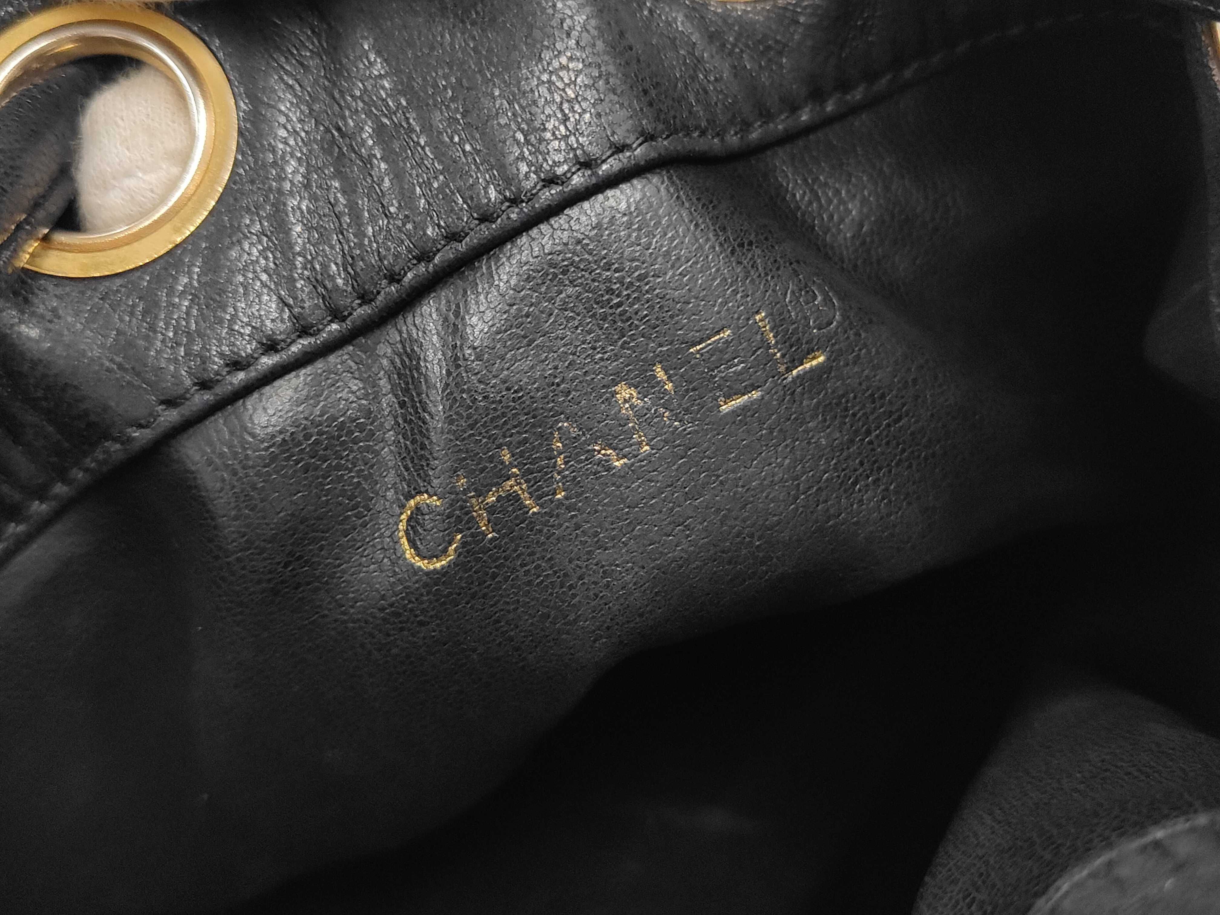 Coco Mark Chain Drawstring Shoulder Bag — view 11
