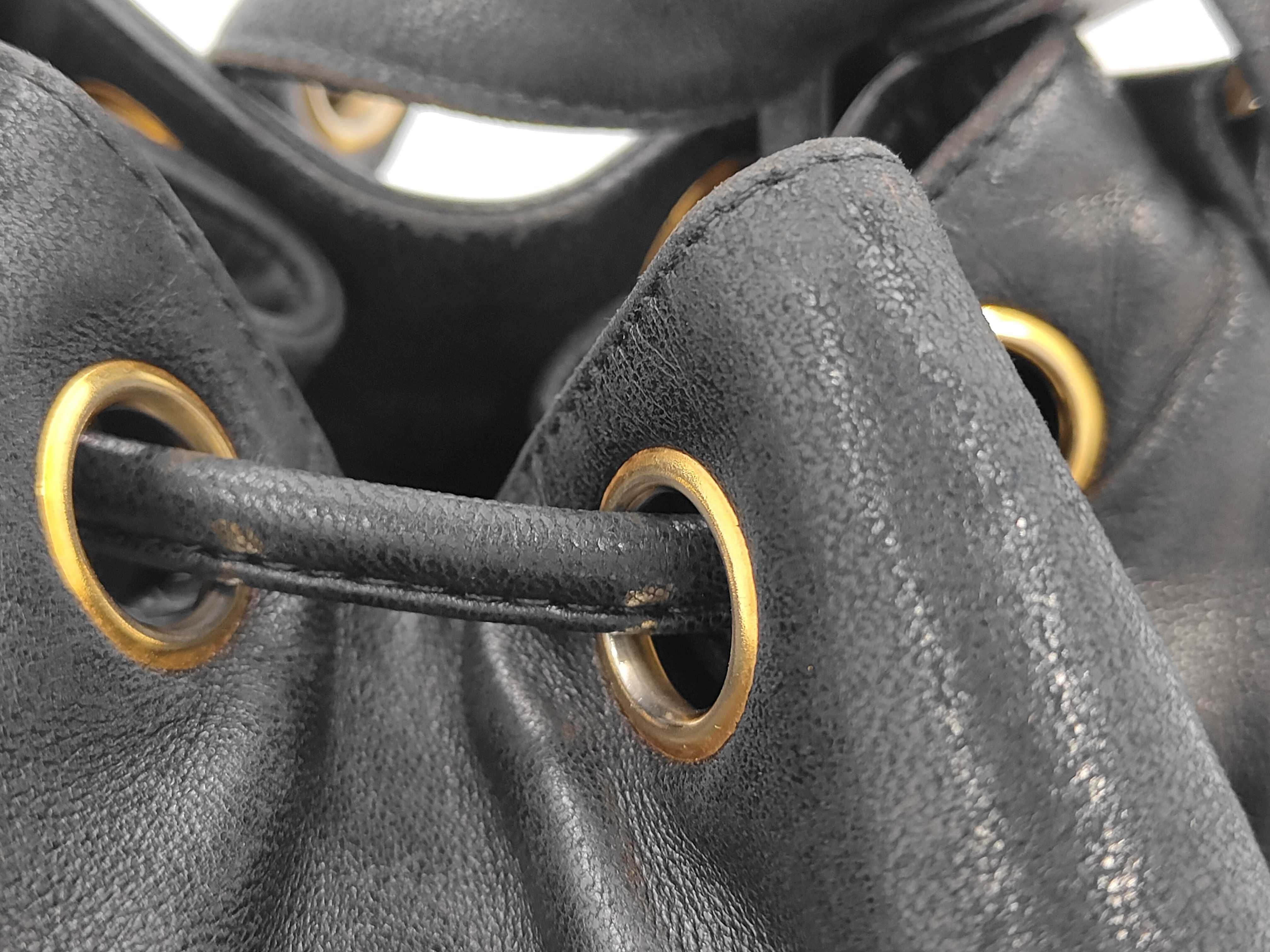 Coco Mark Chain Drawstring Shoulder Bag — view 4