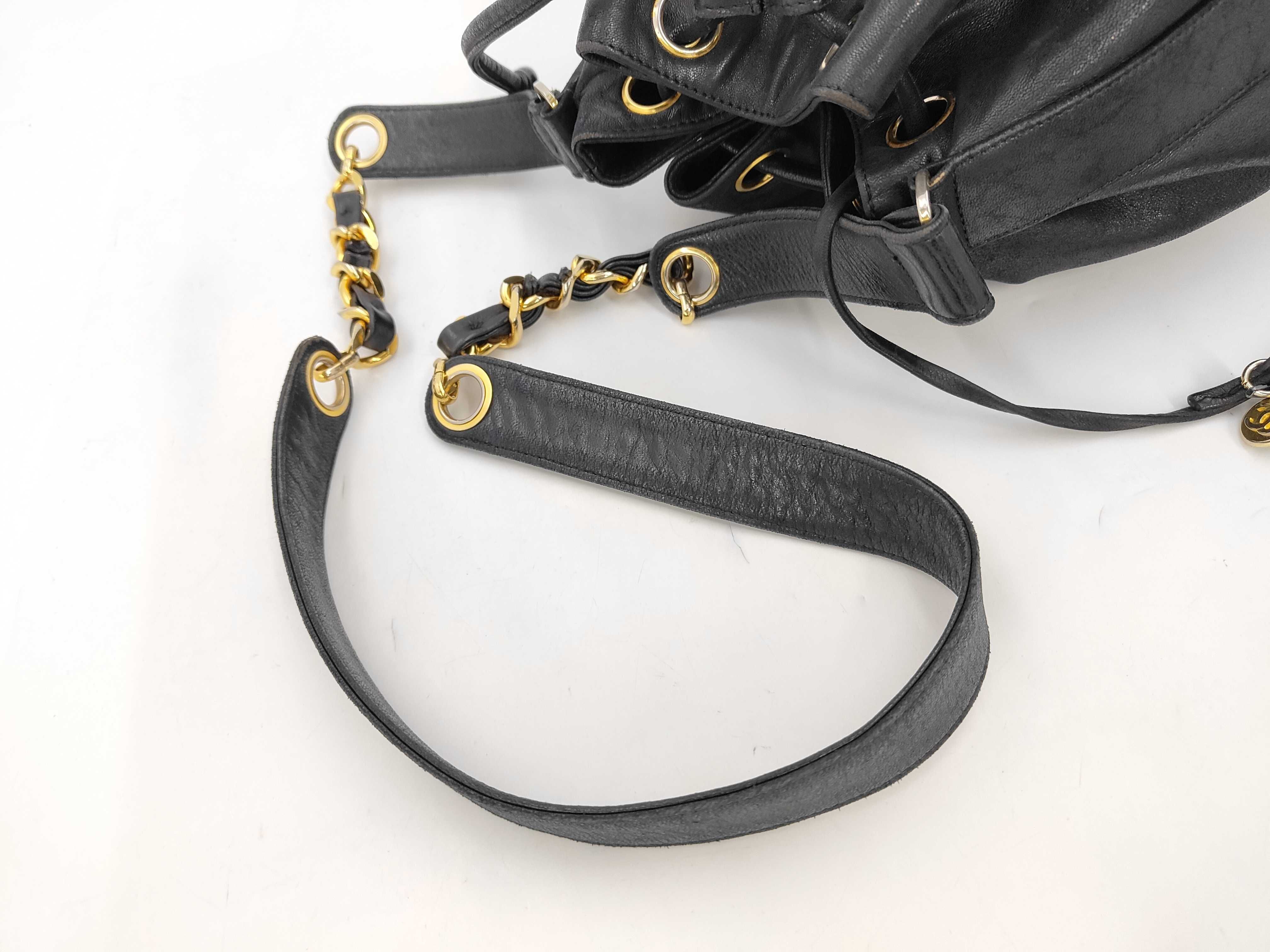 Coco Mark Chain Drawstring Shoulder Bag — view 5