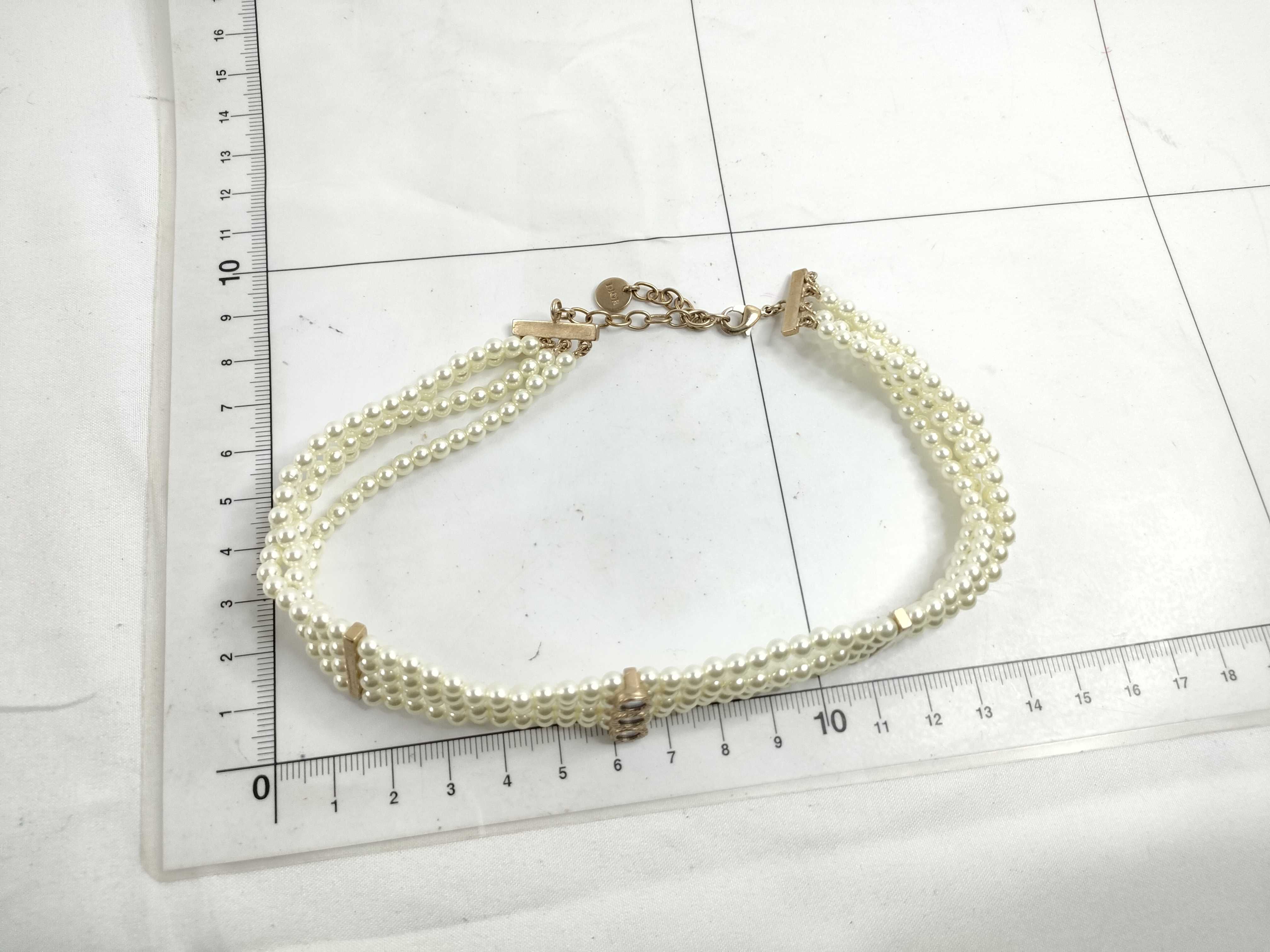 GP Resin Pearl 4-Strand Choker Necklace — view 9