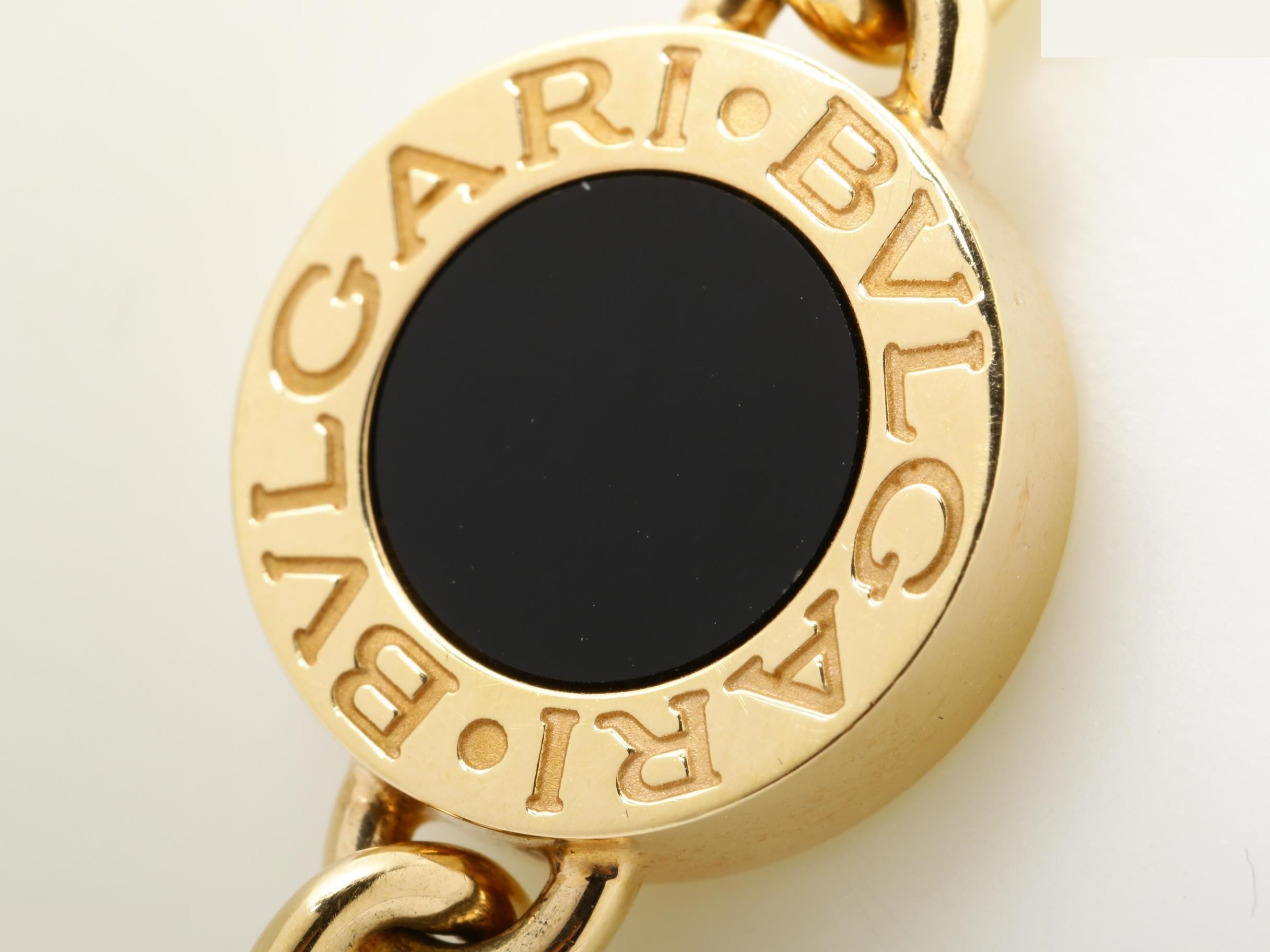 (precious metals) Onyx/Shell Bracelet 750PG — view 3