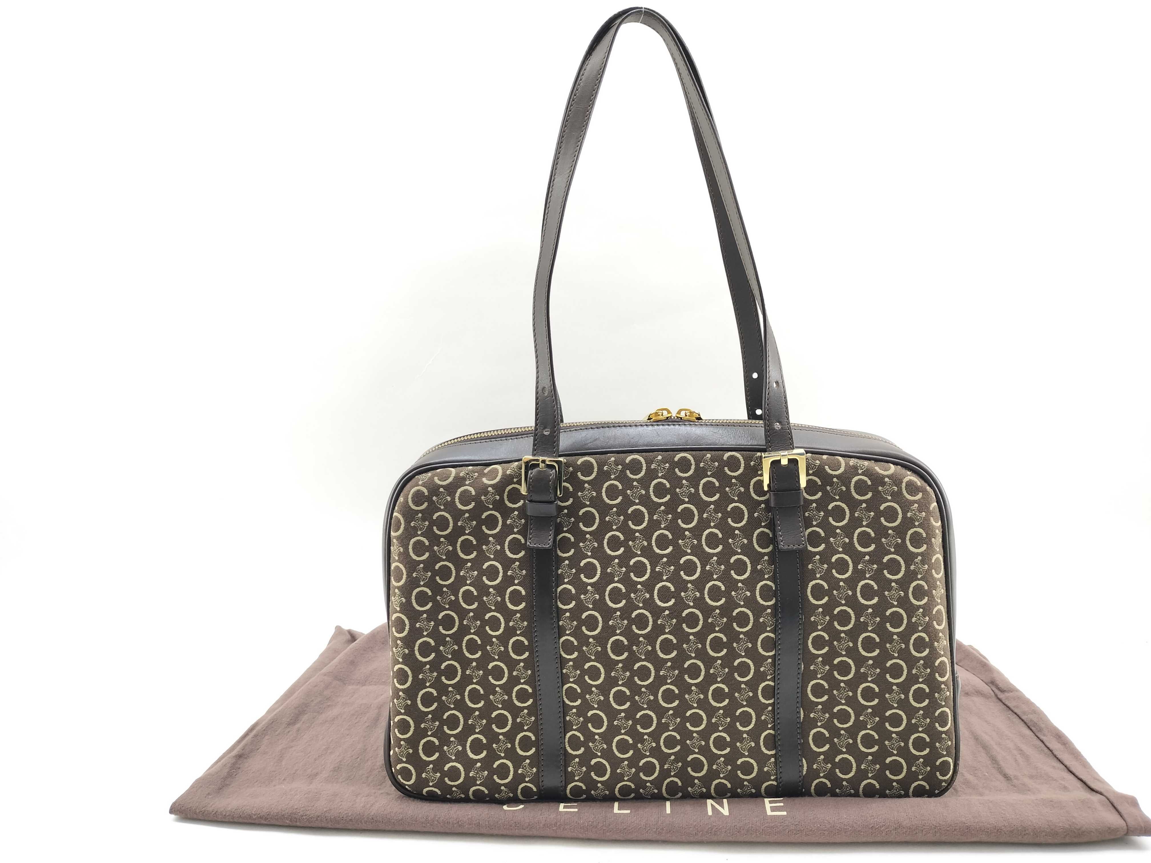 Macadam Tote Bag, Canvas and Leather, Shoulder Bag
