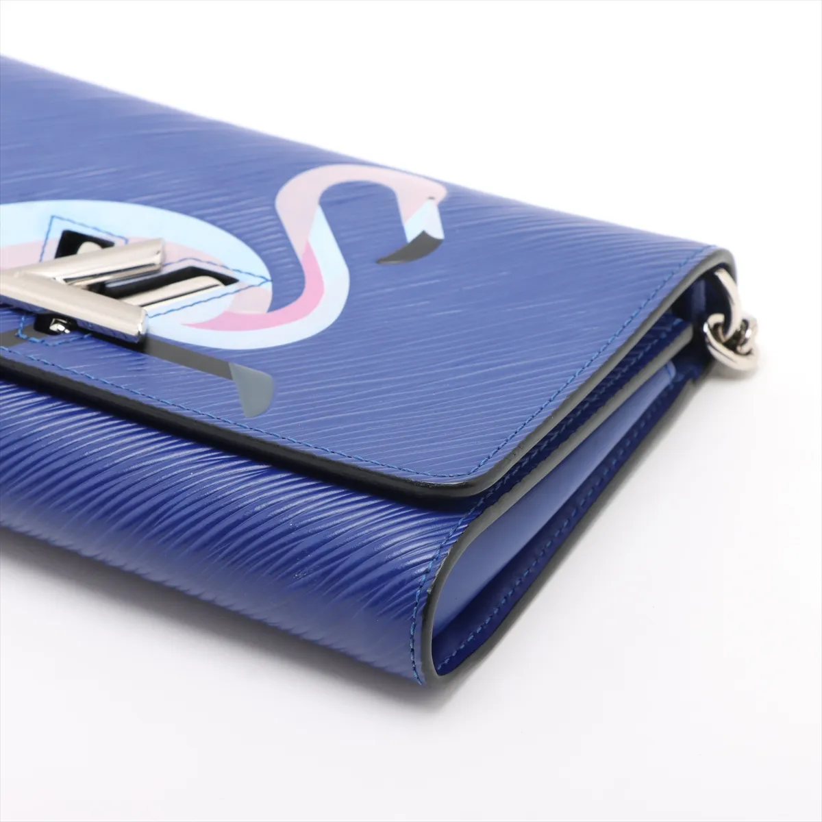 Epi Portefeuille Twist Chain M62215 Blue — view 3