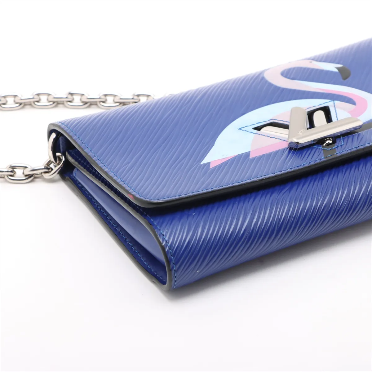 Epi Portefeuille Twist Chain M62215 Blue — view 4