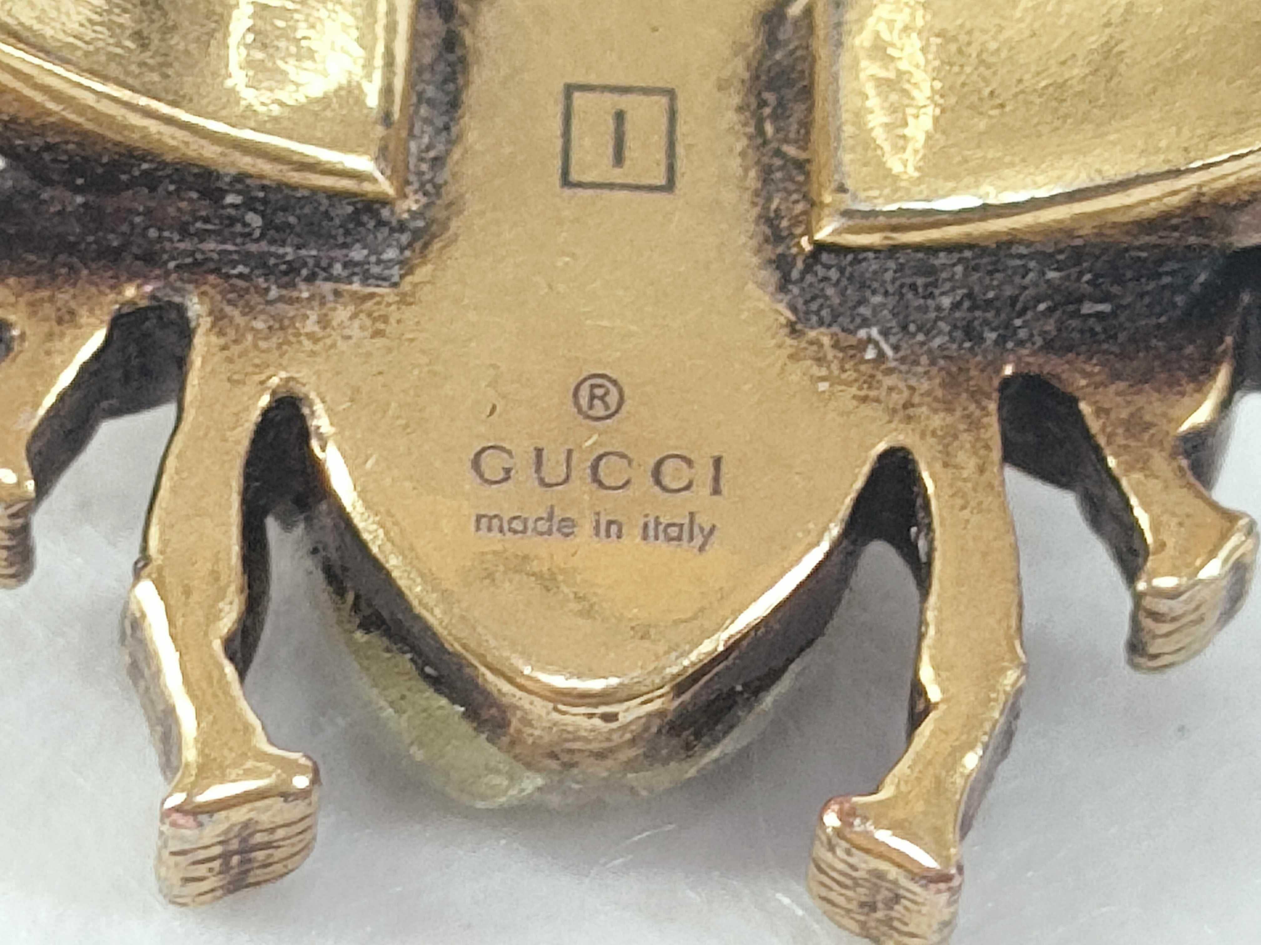 Interlocking G Bee Gold Ring — view 8