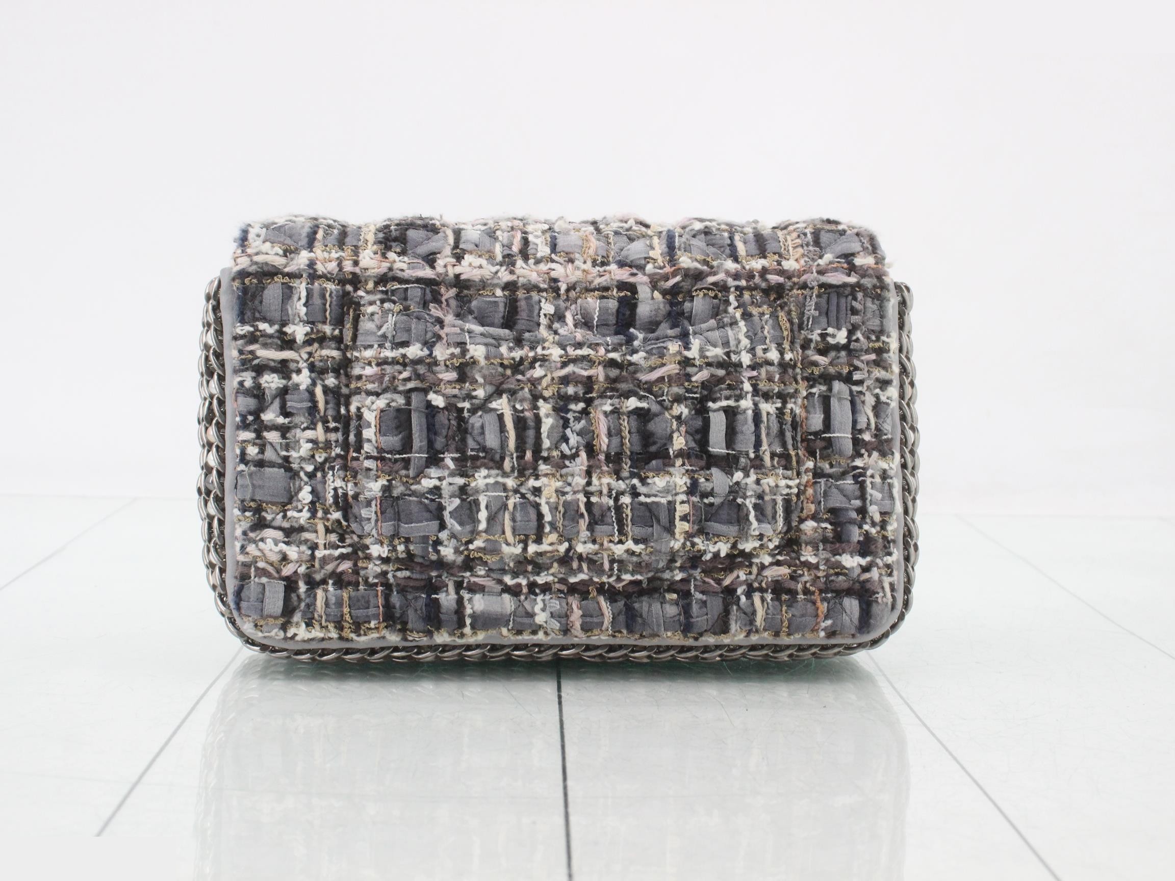 Tweed Pearl Mini Matelassé Shoulder Bag — view 2