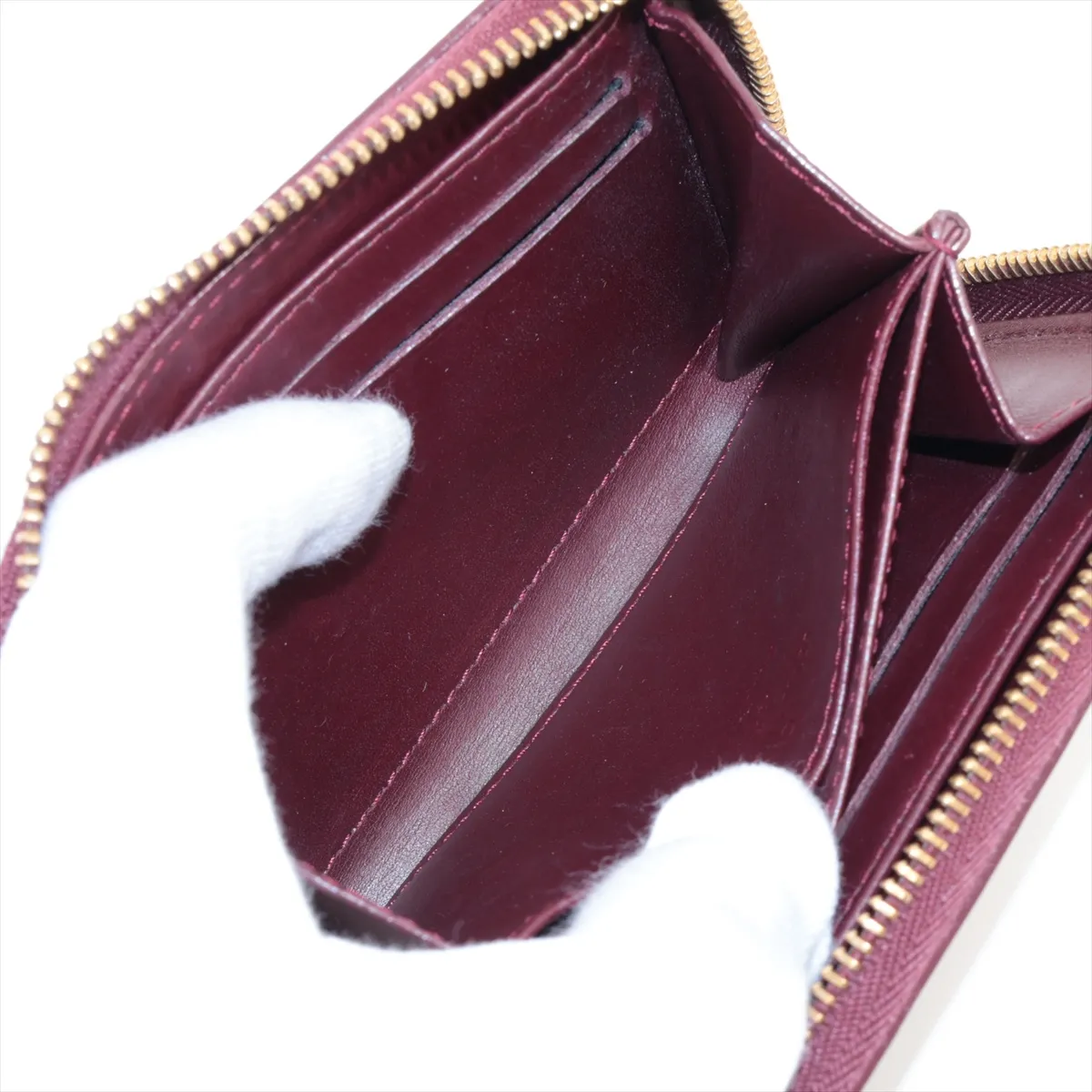 Vernis x Monogram Zippy Coin Purse M93607 TS3112 Amarante Compact Wallet — view 5