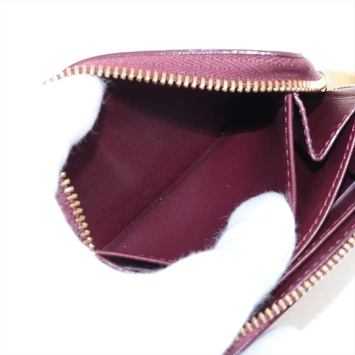 Vernis x Monogram Zippy Coin Purse M93607 TS3112 Amarante Compact Wallet — view 8