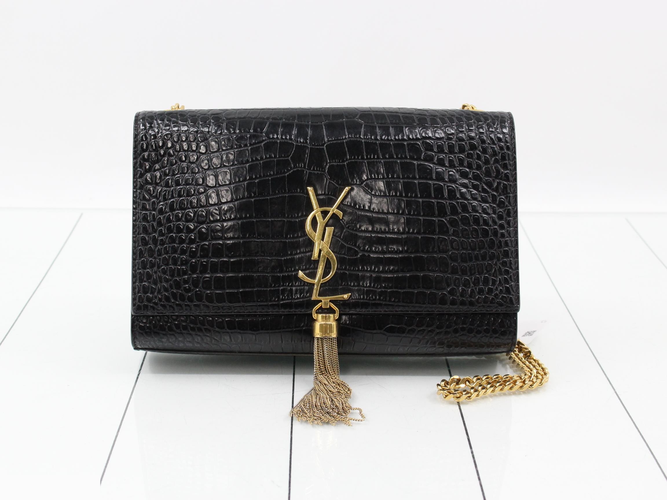 Kate Chain Shoulder Bag, Black