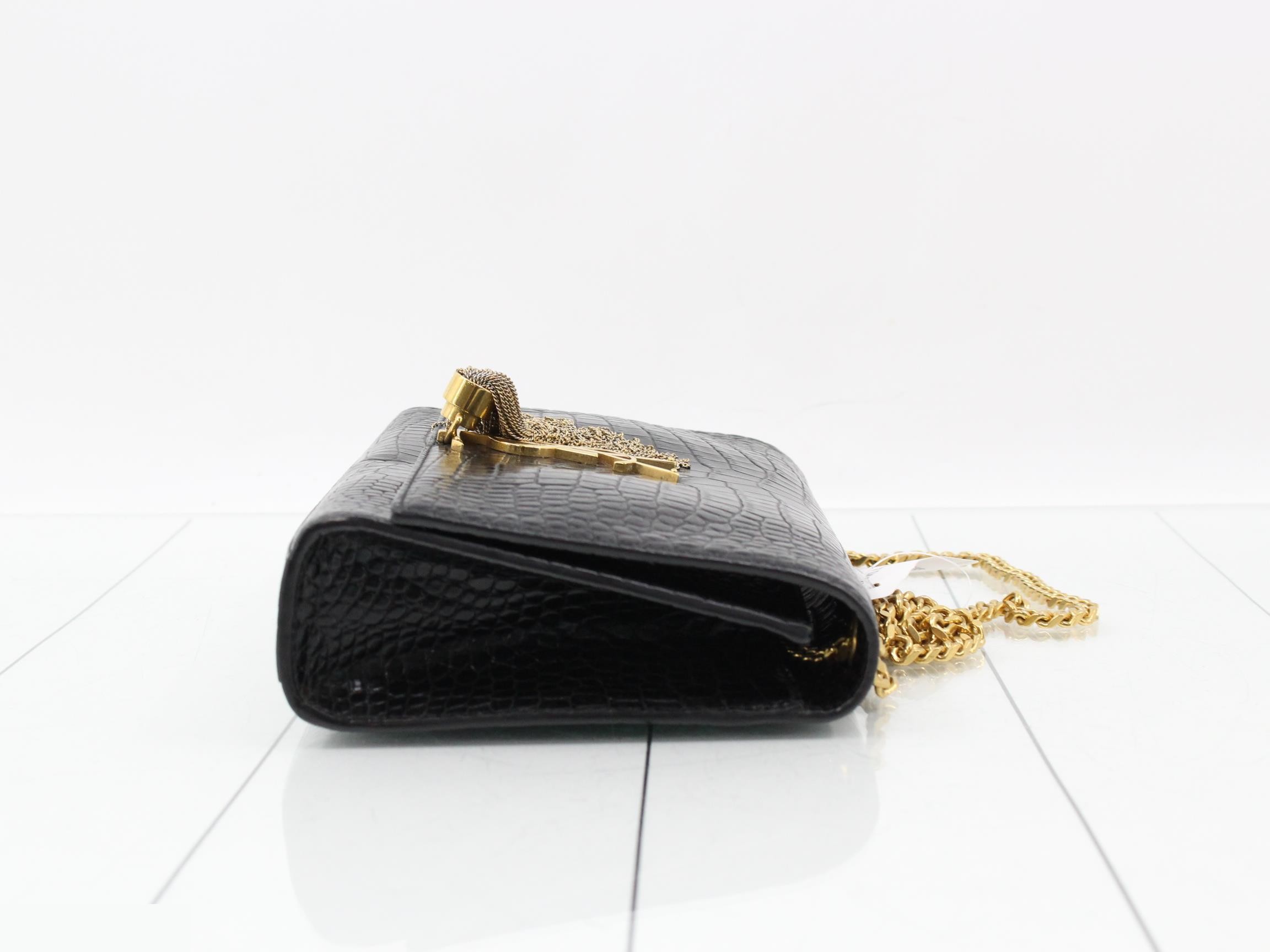 Kate Chain Shoulder Bag, Black — view 3