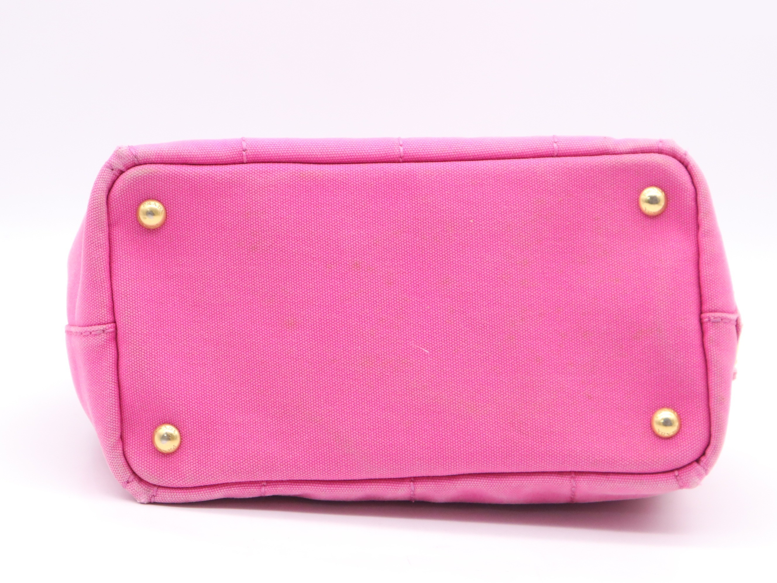 Canvas Canapa handbag, with guarantee card, pink. — view 4