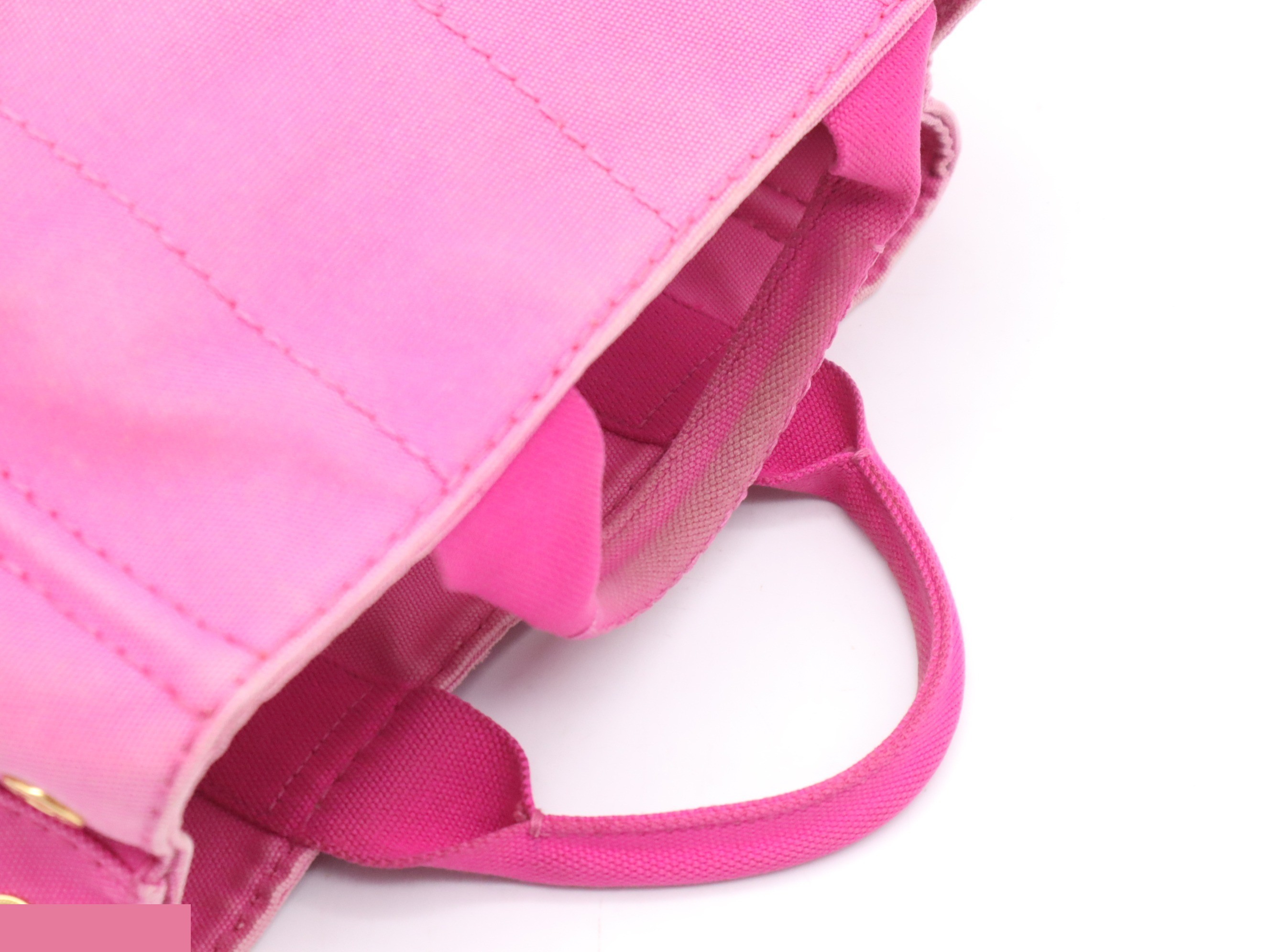 Canvas Canapa handbag, with guarantee card, pink. — view 6