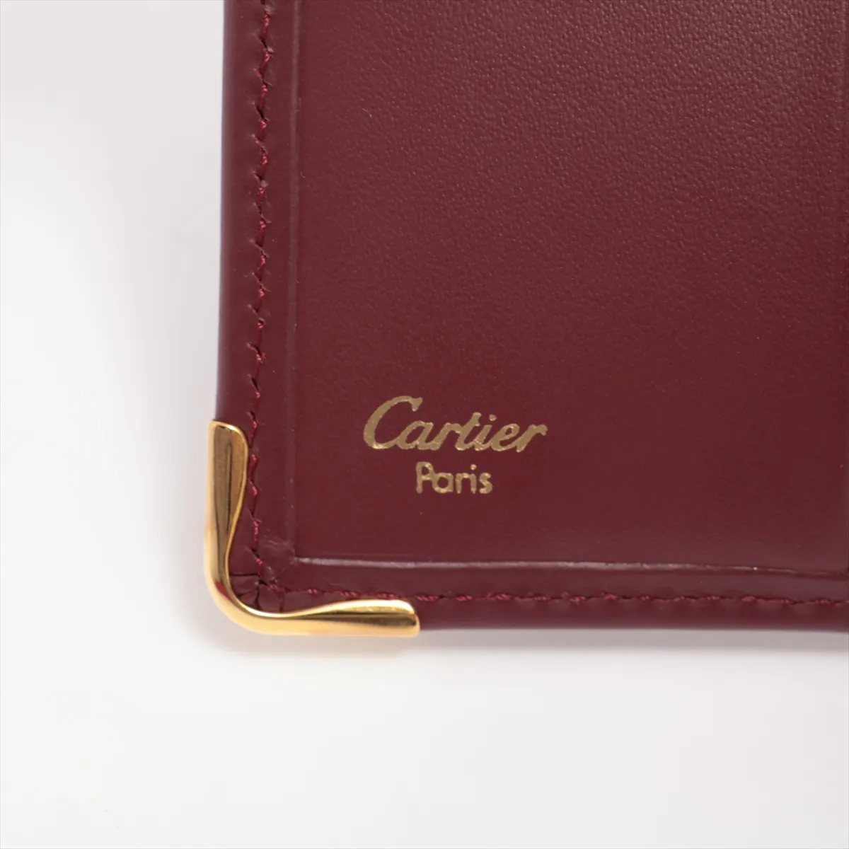 Must Leather Compact Wallet Bordeaux — view 8