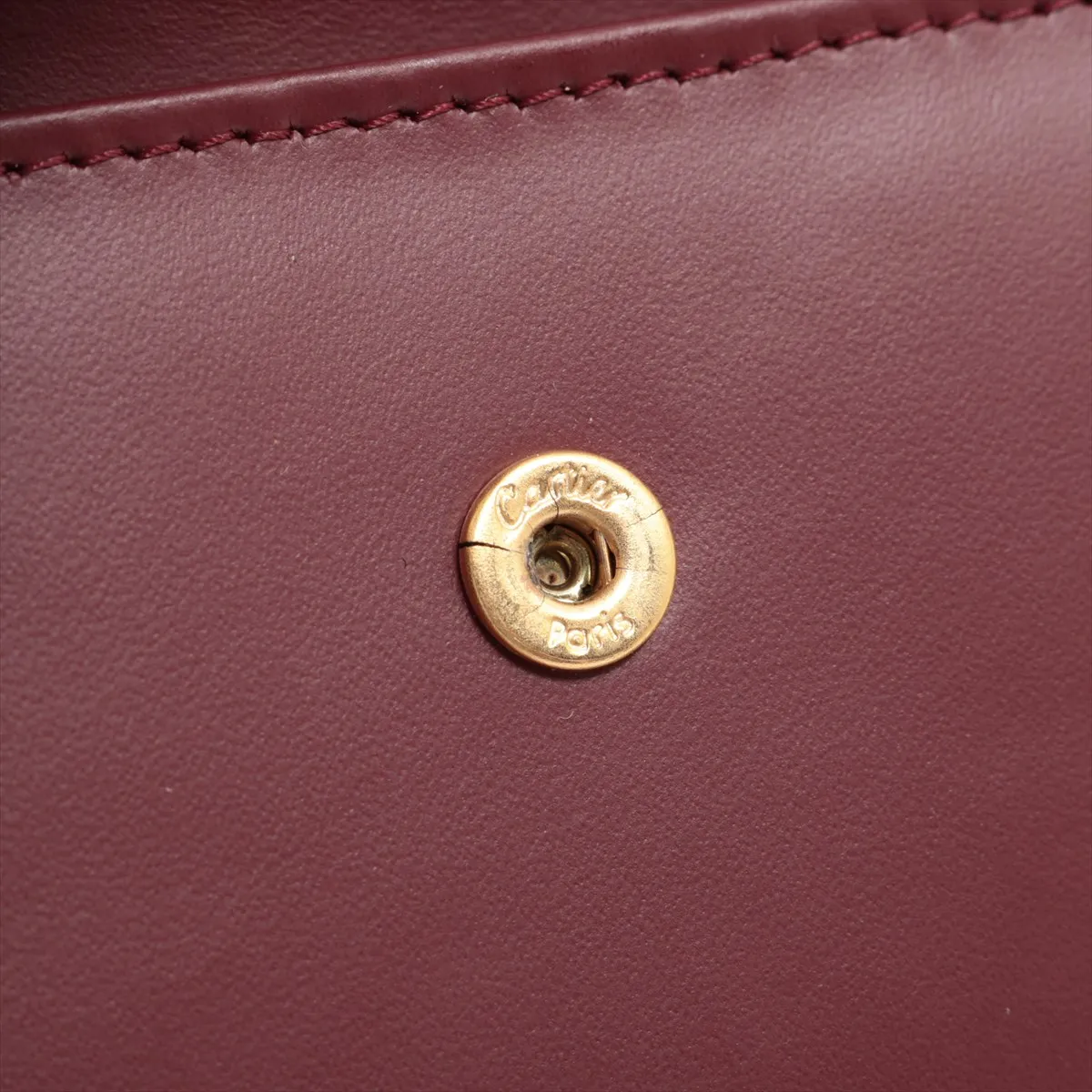 Must Leather Compact Wallet Bordeaux — view 9