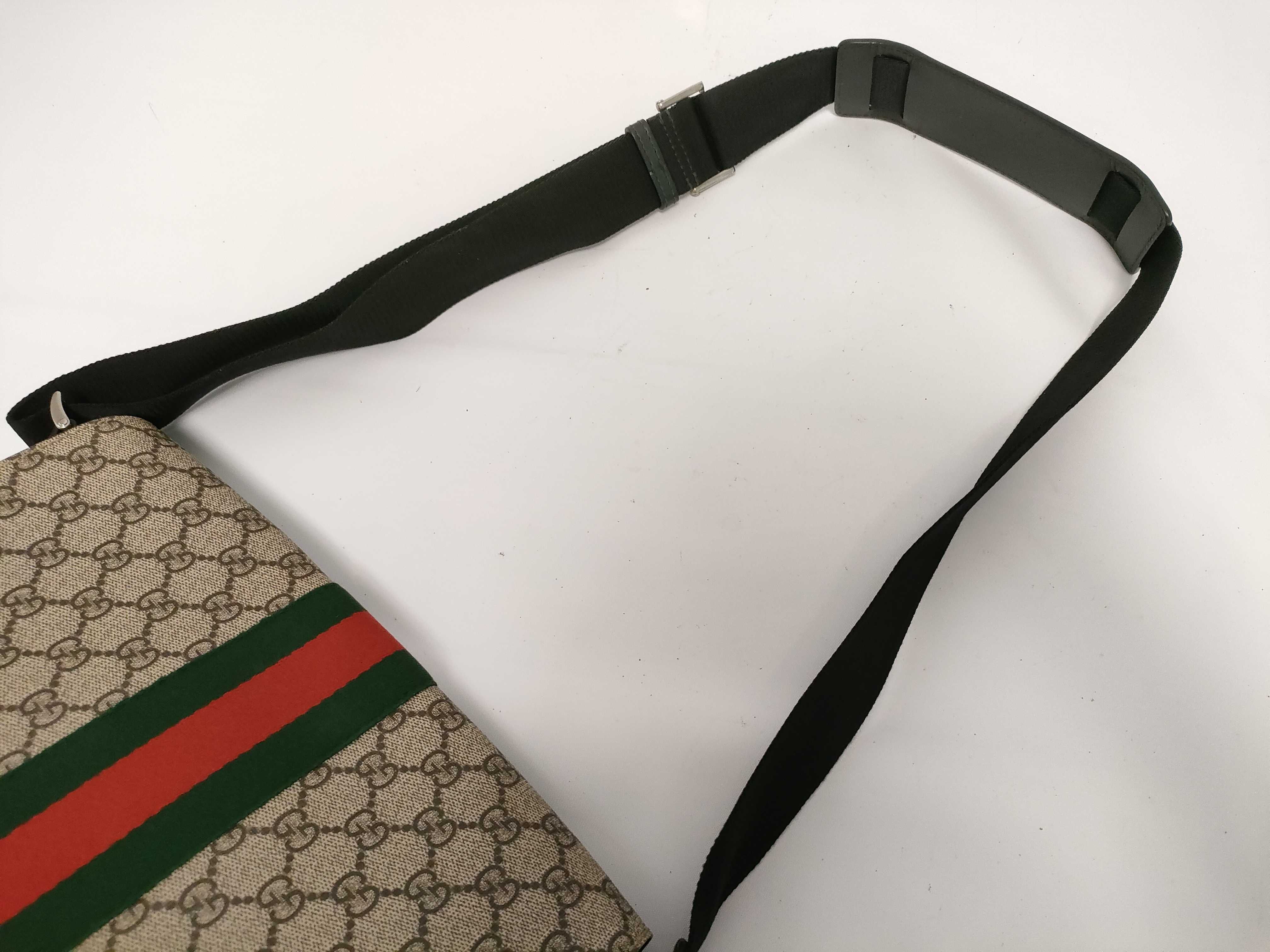 GG Supreme FR-GG Supreme PVC & leather Shoulder bag Beige 475432 Shoulder bag — view 3