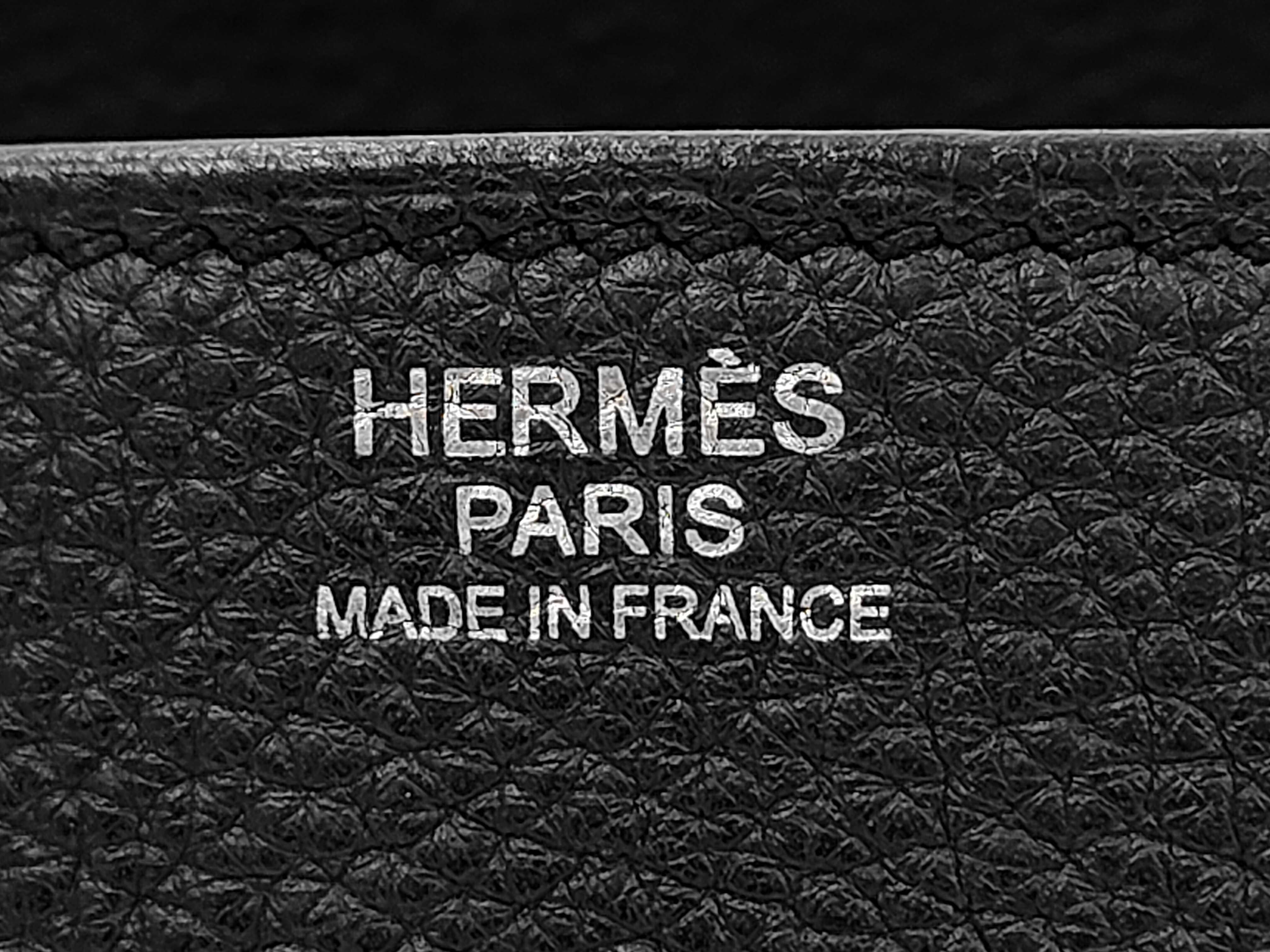 Birkin 30 Black Handbag with Silver Hardware (A stamp) — view 7