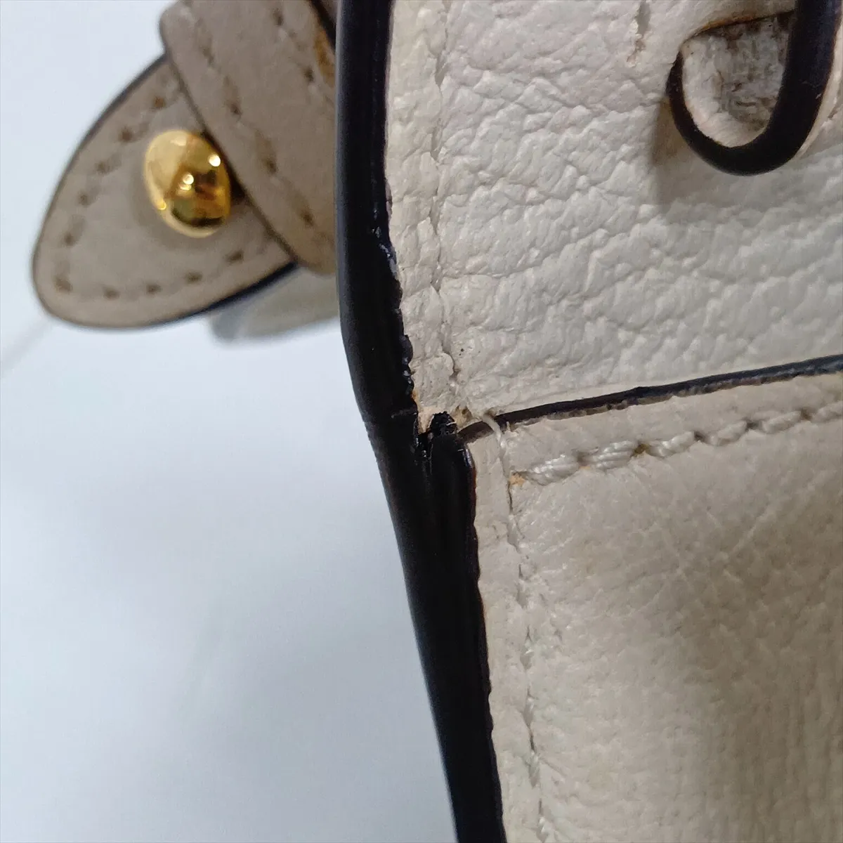 Sylvie 470270 Leather 2-Way Handbag Beige — view 14