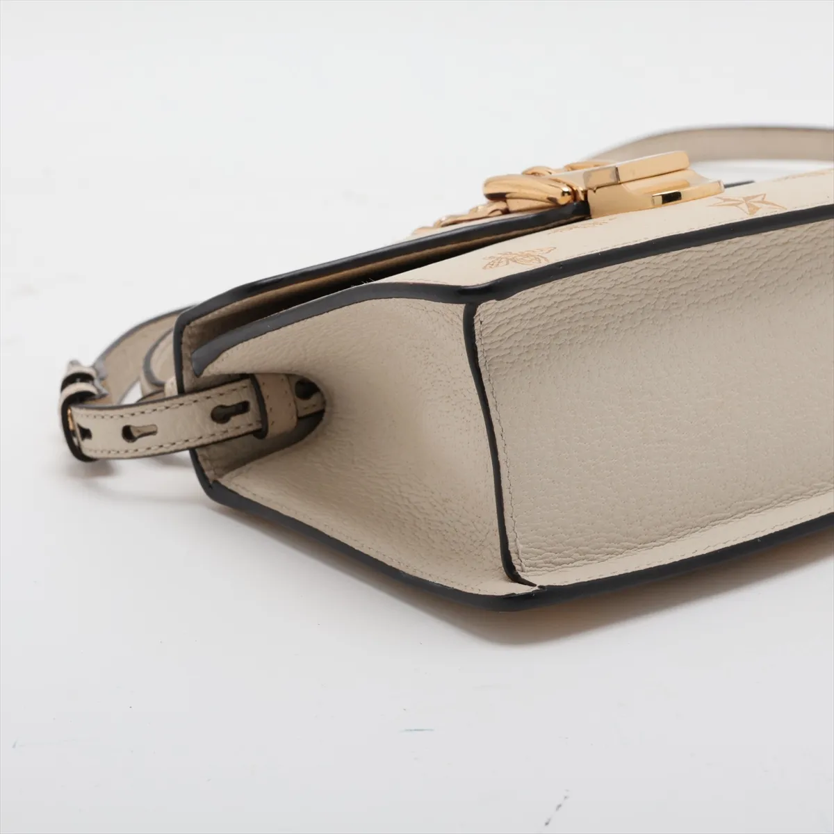 Sylvie 470270 Leather 2-Way Handbag Beige — view 4