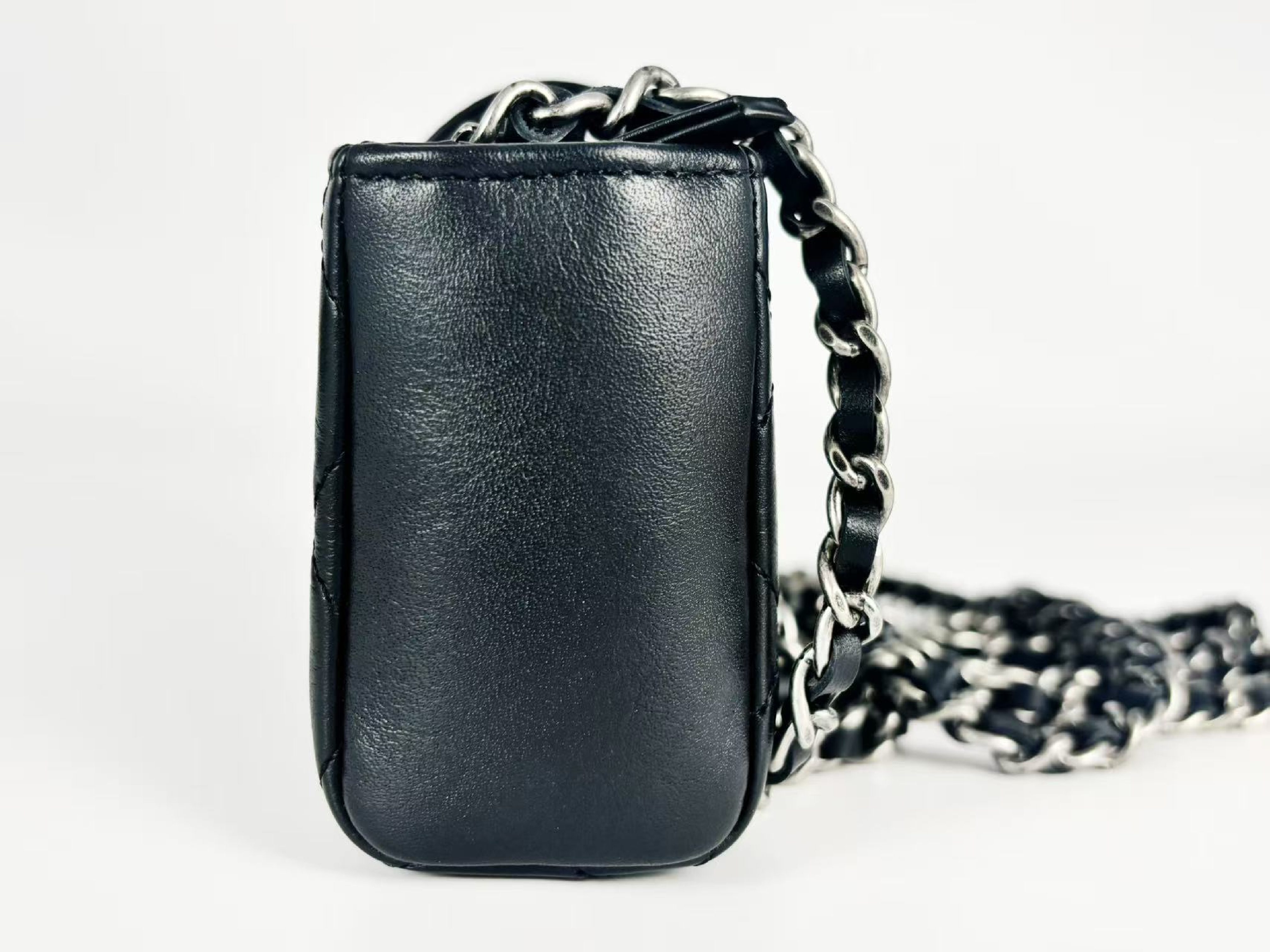 Leather Lucky Charm Chain Phone Case Bag — view 5
