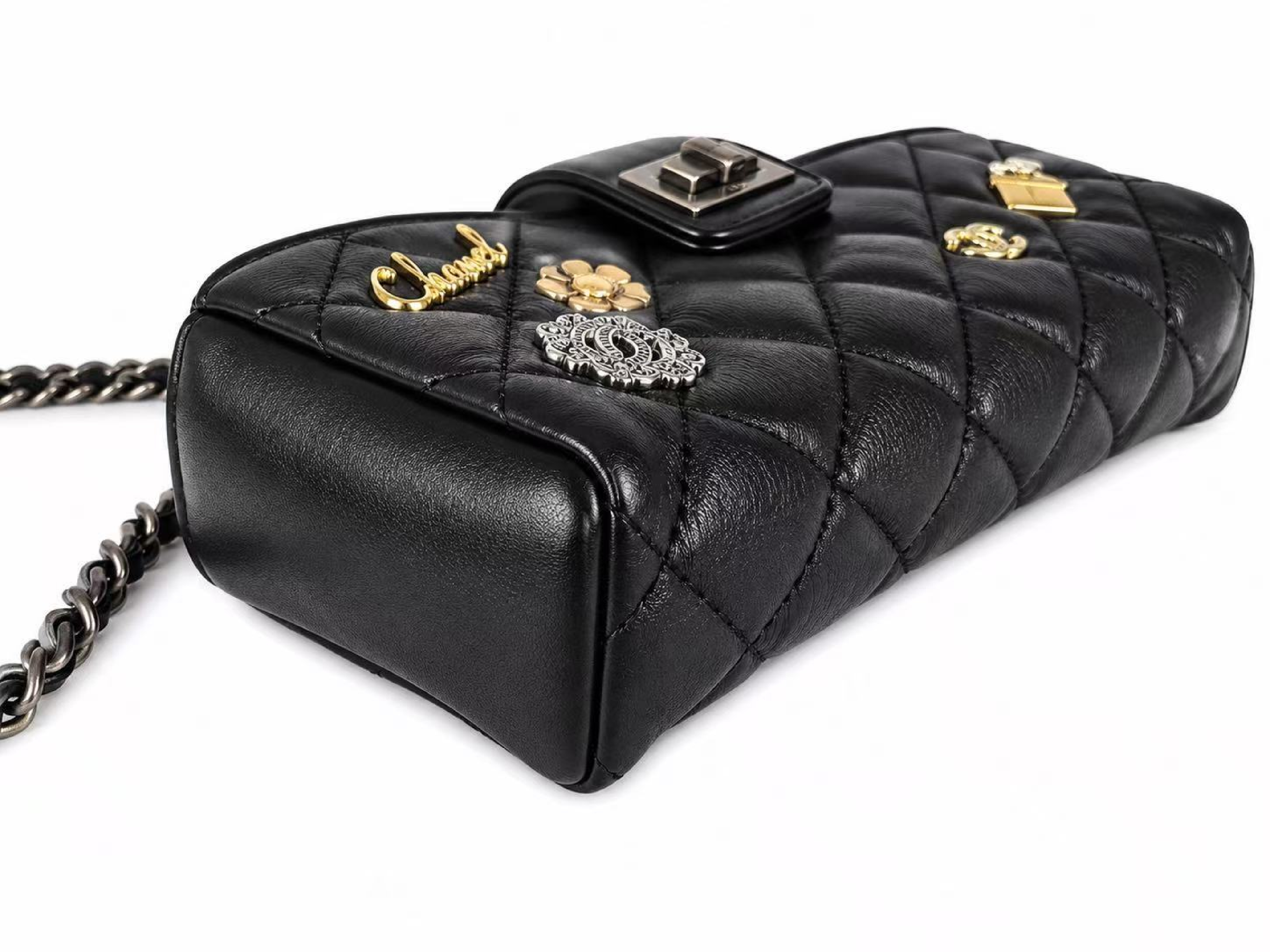 Leather Lucky Charm Chain Phone Case Bag — view 7