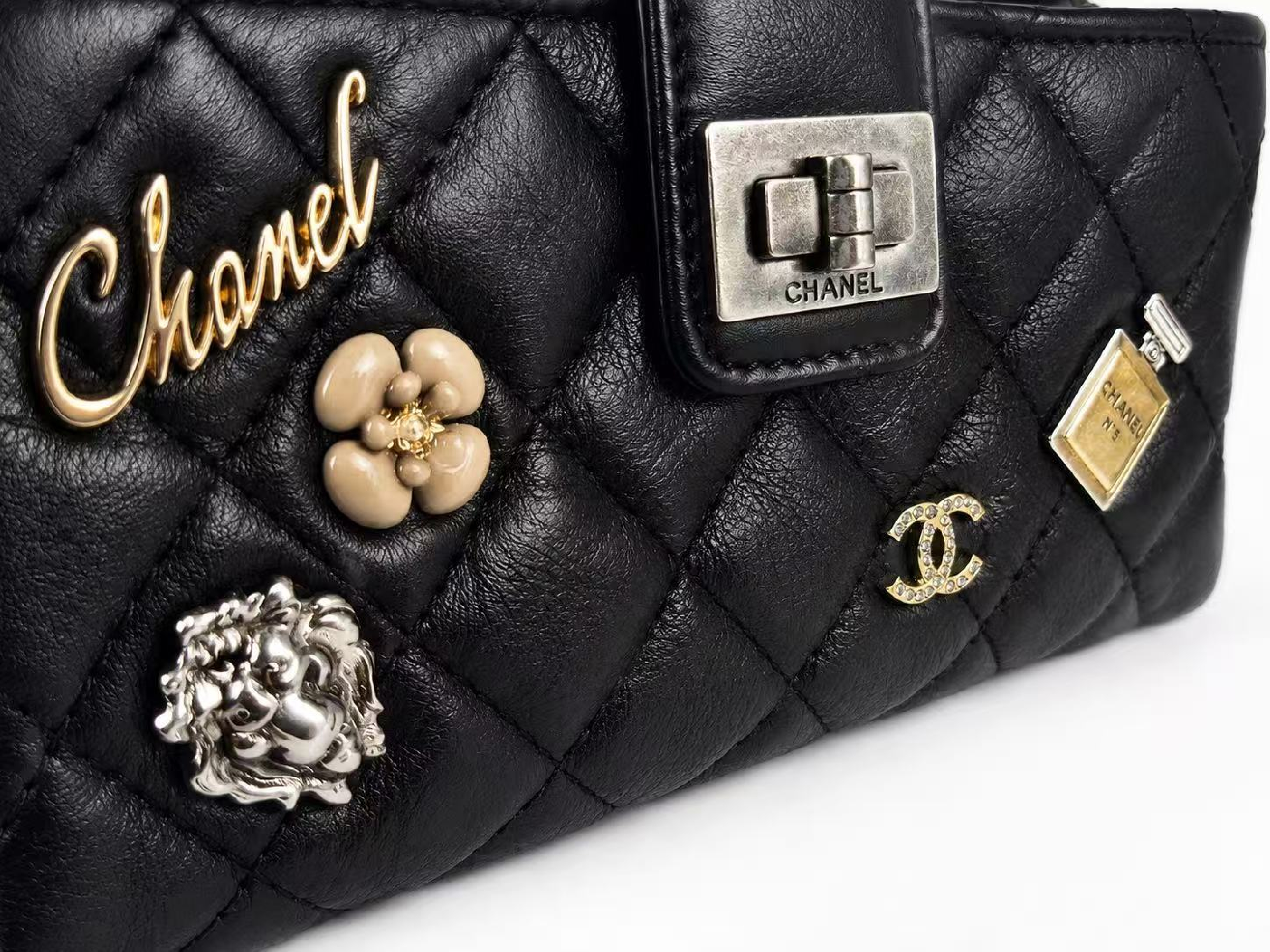 Leather Lucky Charm Chain Phone Case Bag — view 10