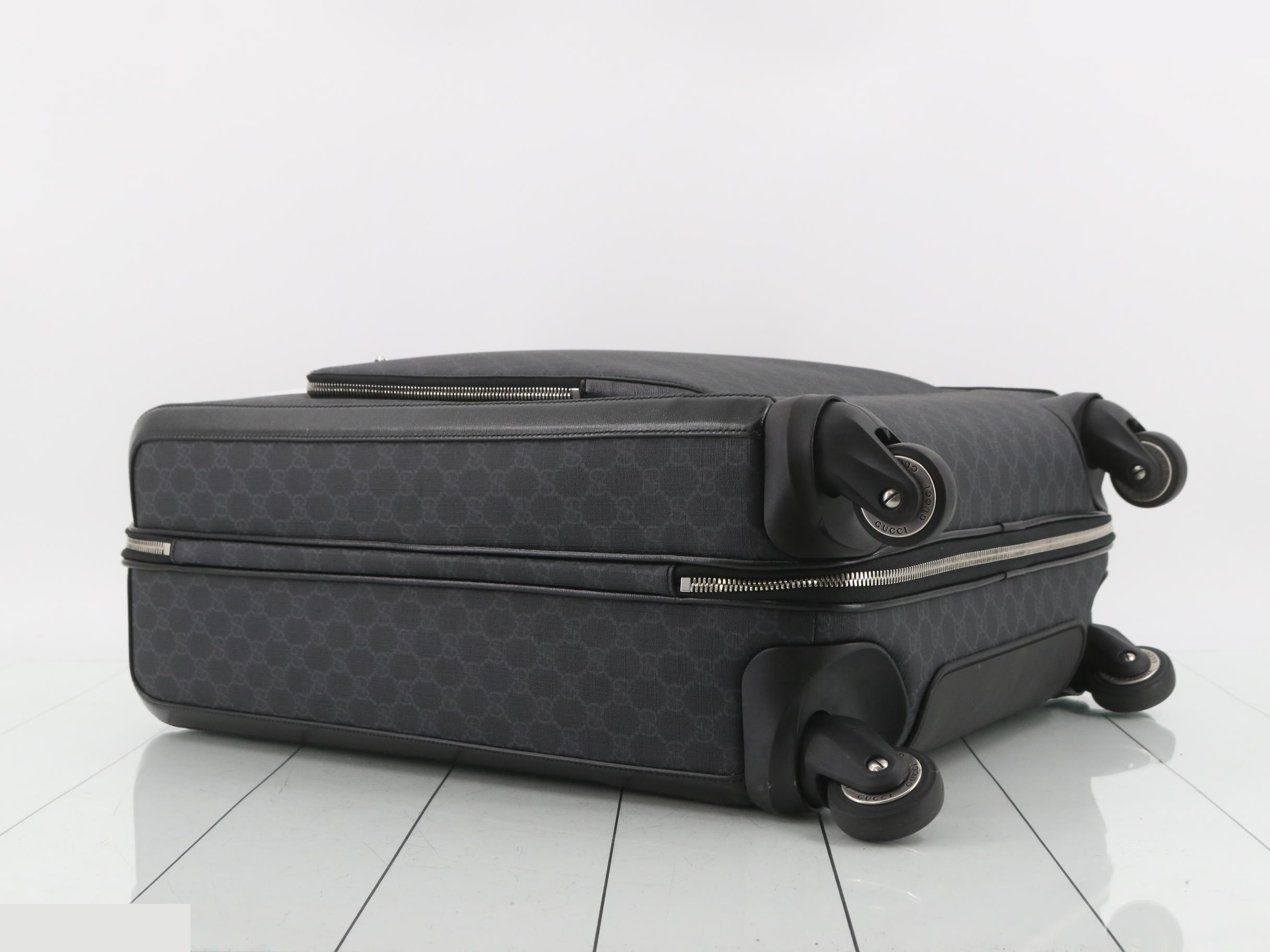 GG Supreme Savoy Trolley PVC/Leather Black — view 5