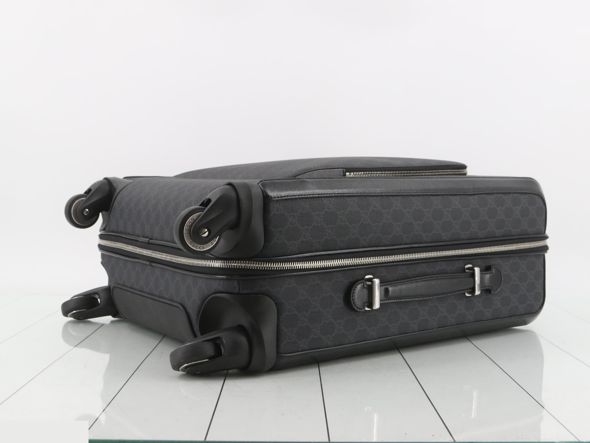 GG Supreme Savoy Trolley PVC/Leather Black — view 6