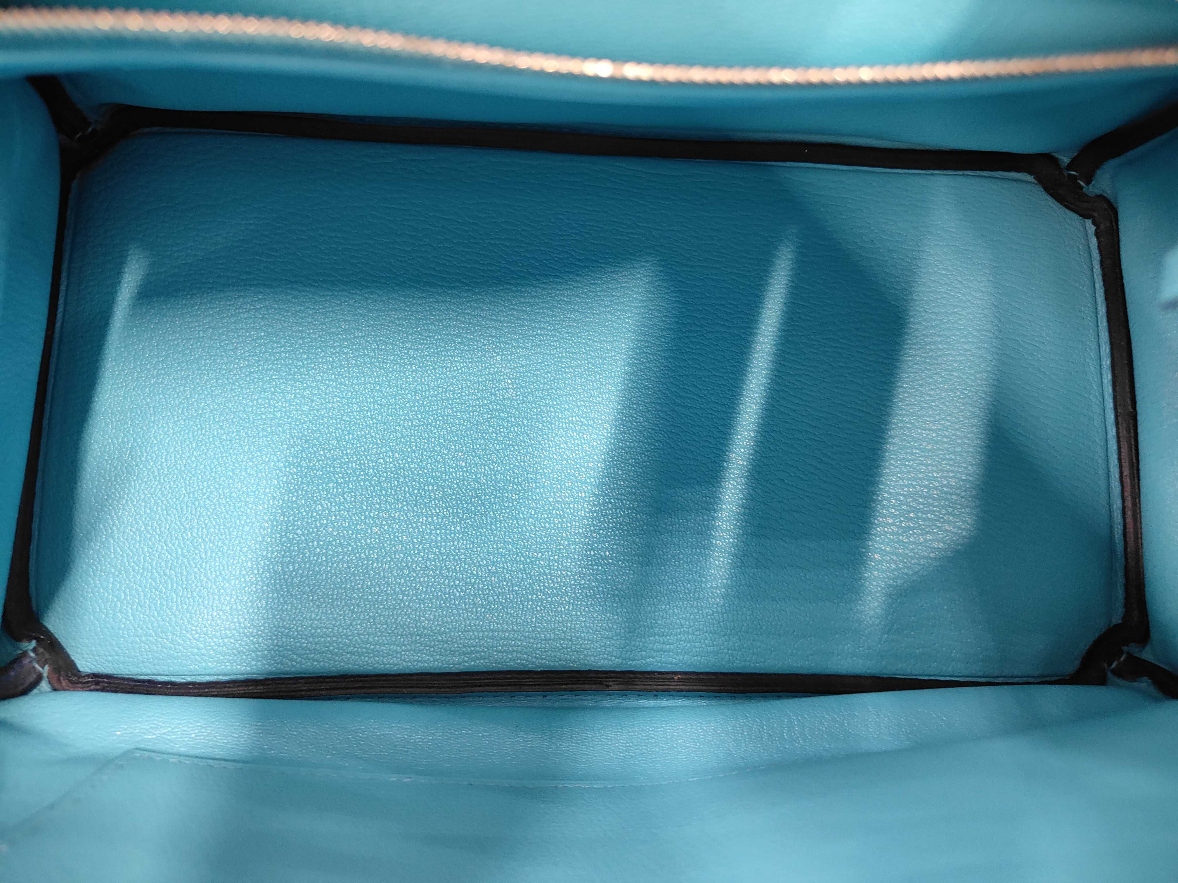 Birkin 30 Togo Leather, Light Blue, Silver Hardware, DIS921SN Handbag — view 8