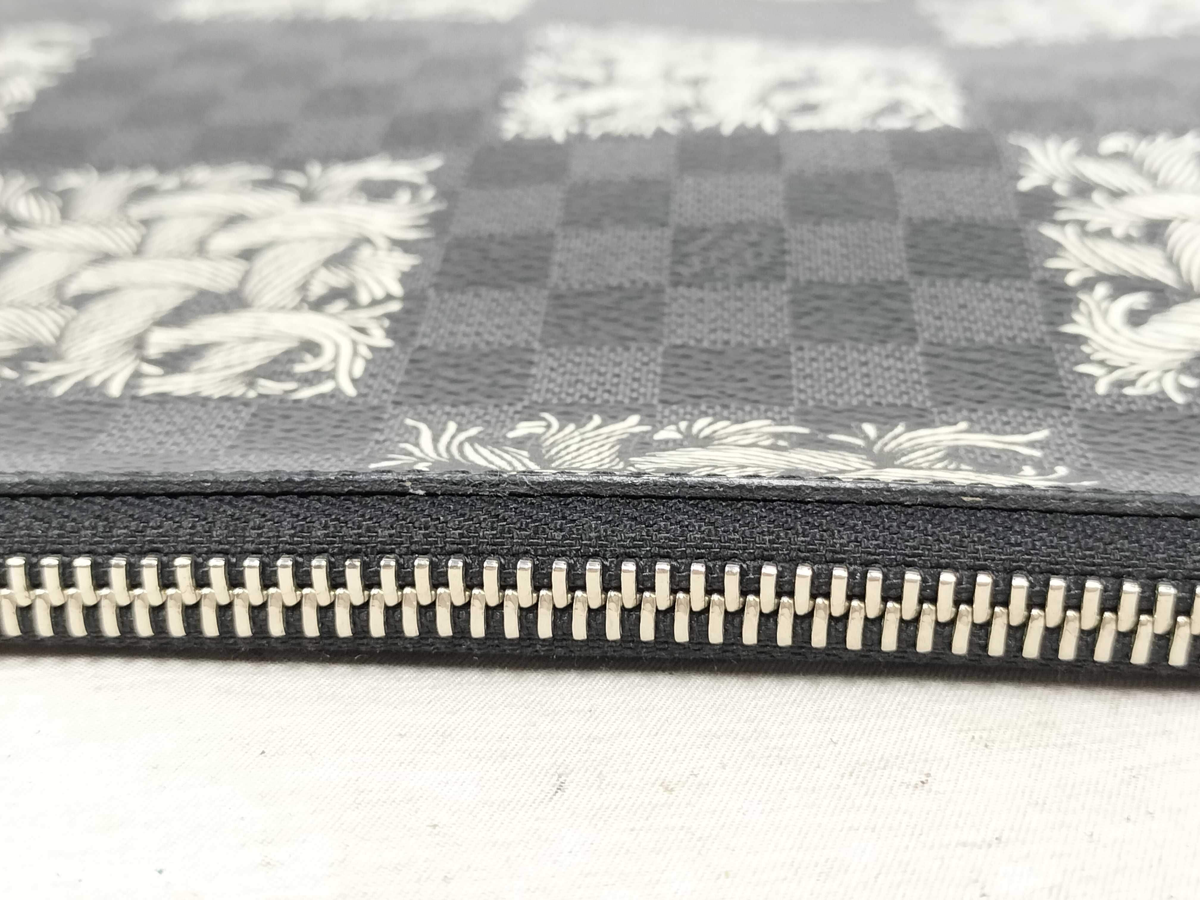 Damier Graphite Clutch Bag by Christopher Nemeth — view 3
