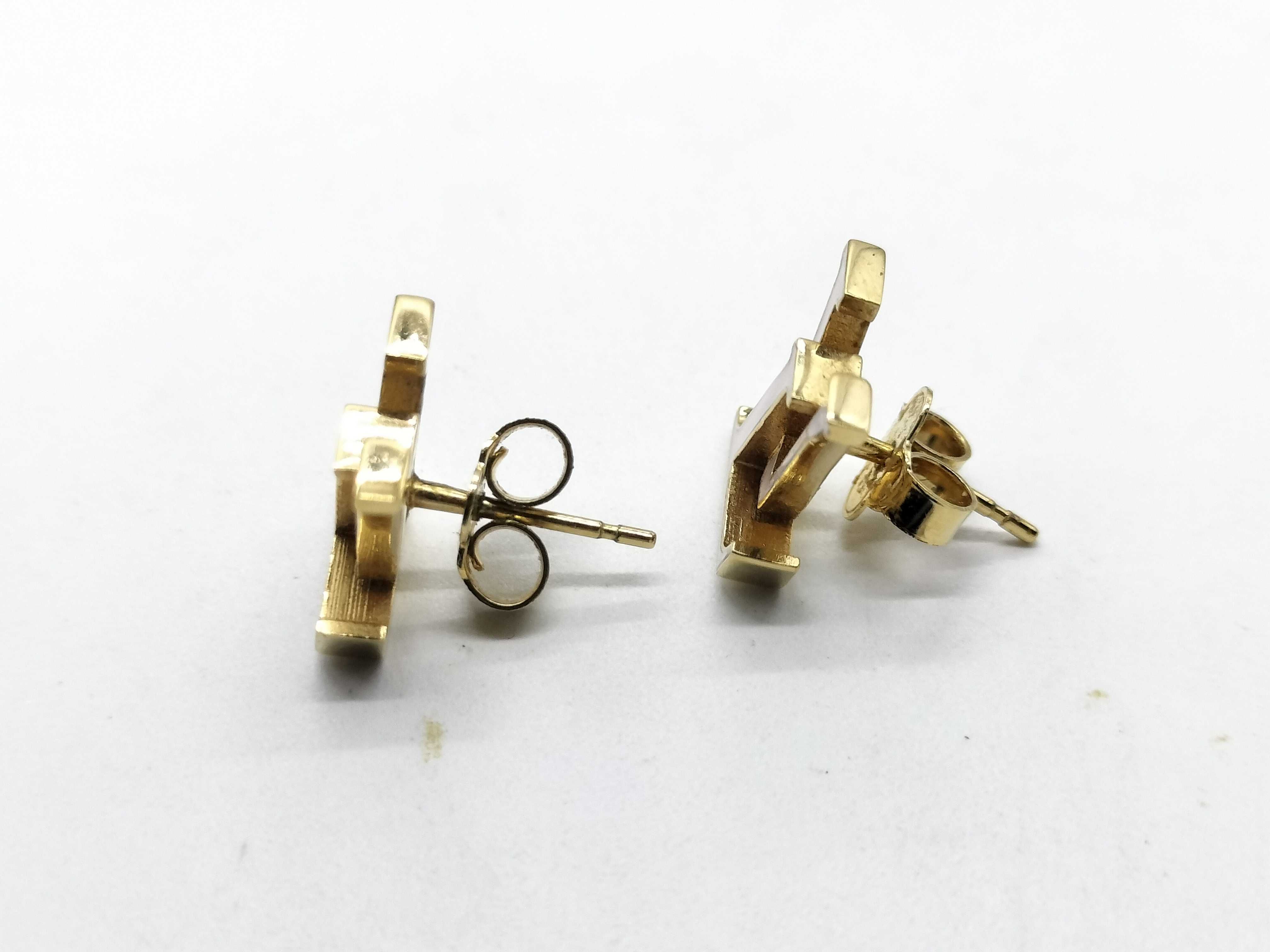 M01136 Earrings LV Iconic Earrings Pink x Gold Earrings — view 3