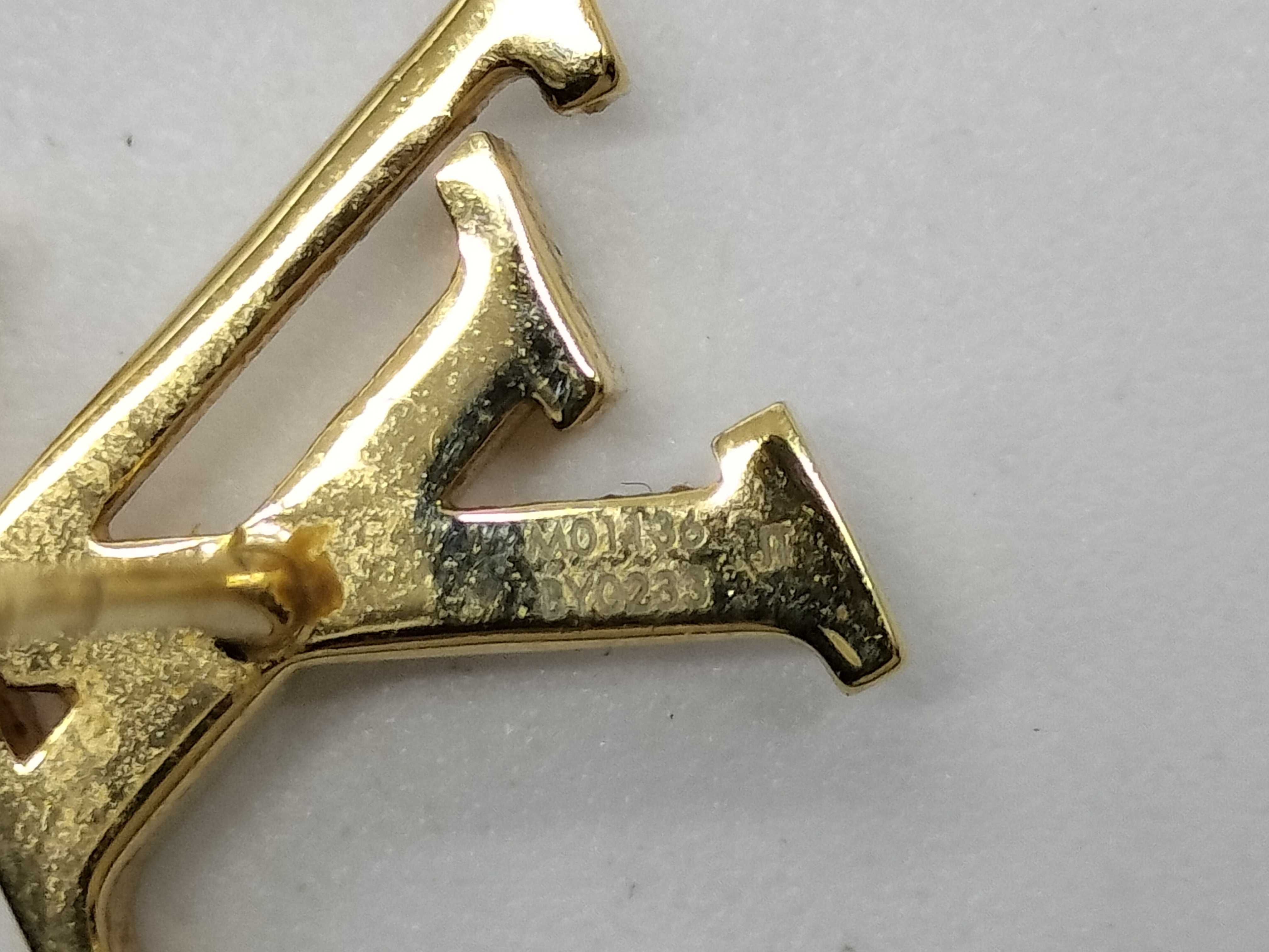 M01136 Earrings LV Iconic Earrings Pink x Gold Earrings — view 5