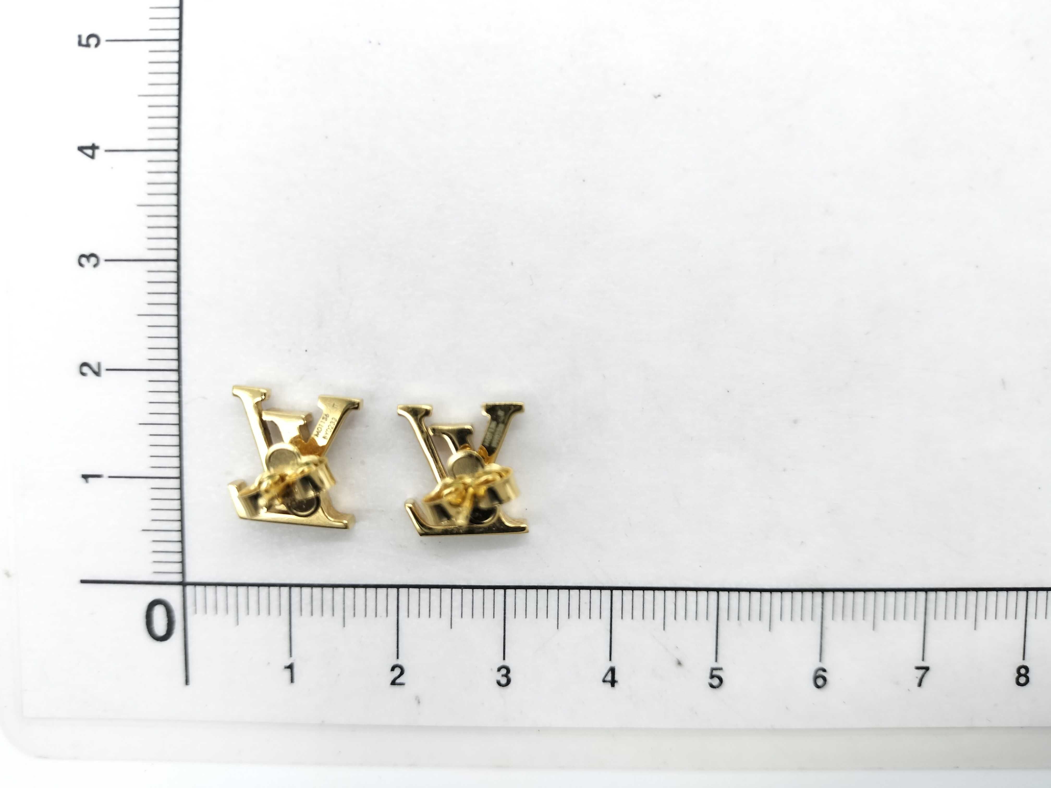 M01136 Earrings LV Iconic Earrings Pink x Gold Earrings — view 8