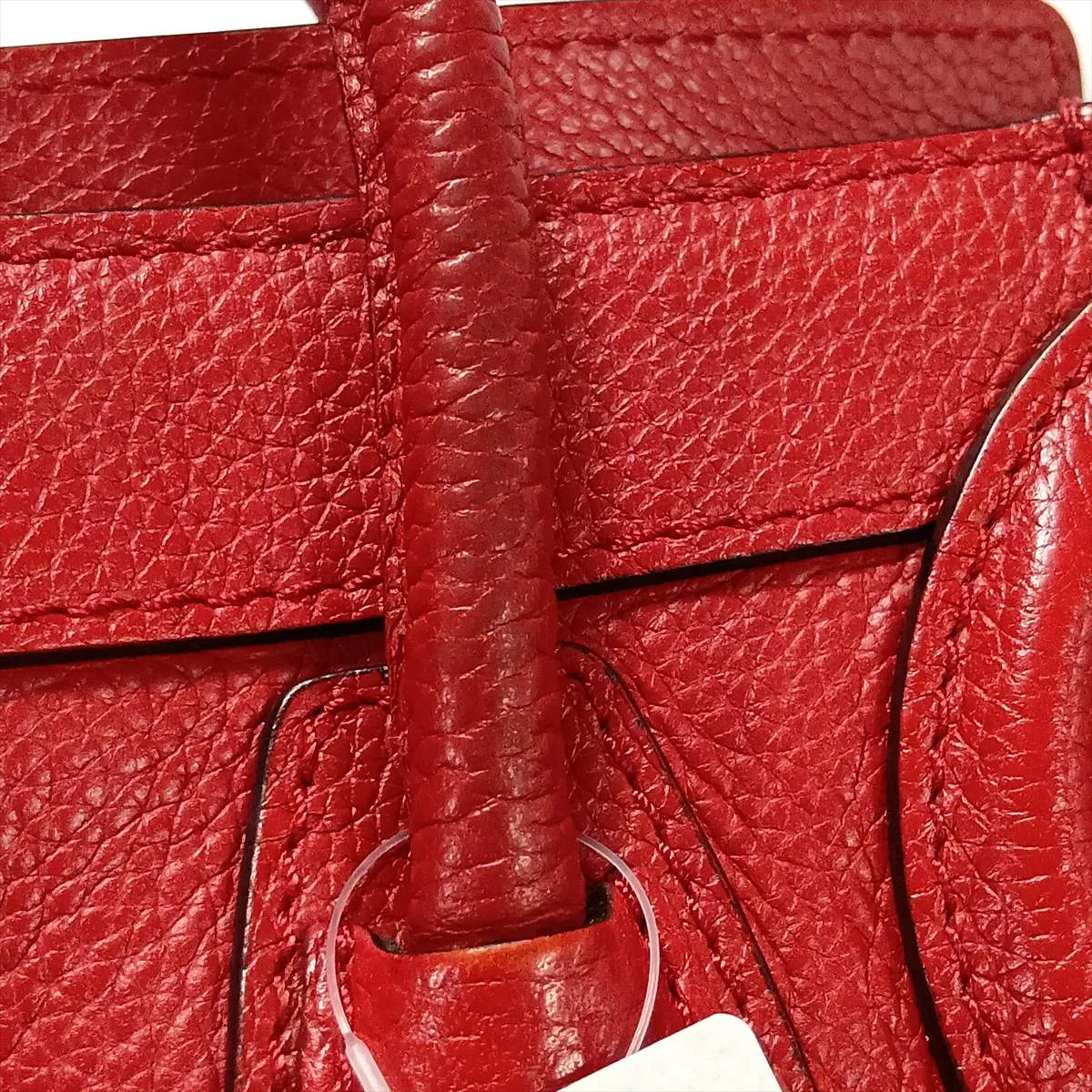 Luggage Nano Shopper Leather 2-Way Handbag, Red — view 12